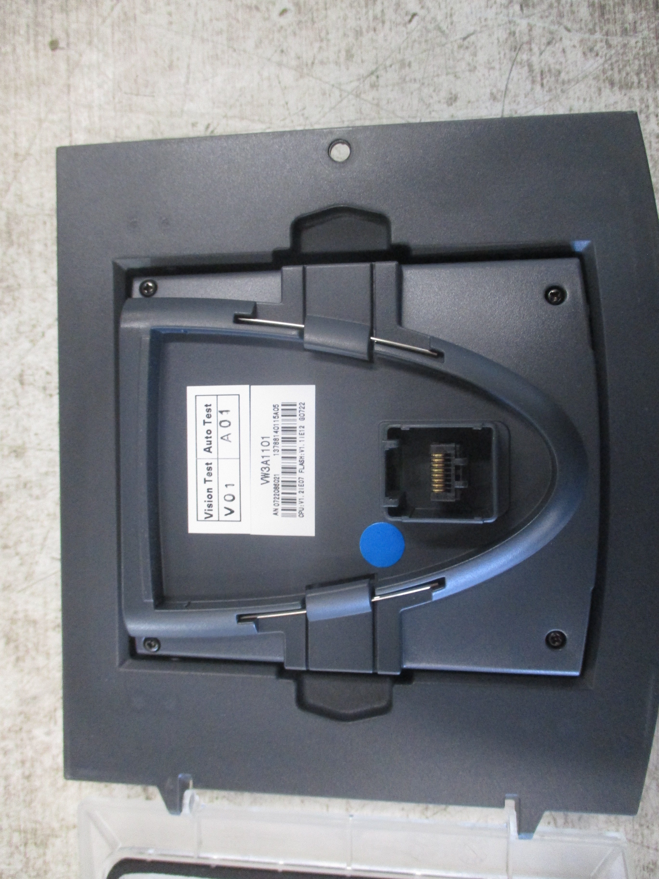 Telemecanique Keypad W/External Mount VW31101 CPU: V1.2IE07 Flash: V1.1IE12 Used