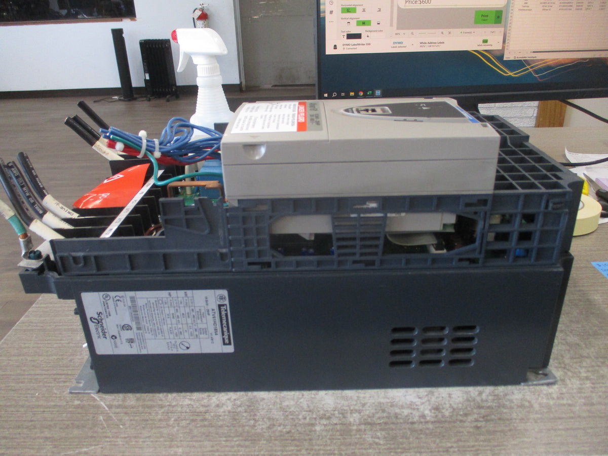 Telemecanique Altivar 61 AC Drive ATV61HD18N4 25HP 3Ph Input: 460-480V 50/60Hz