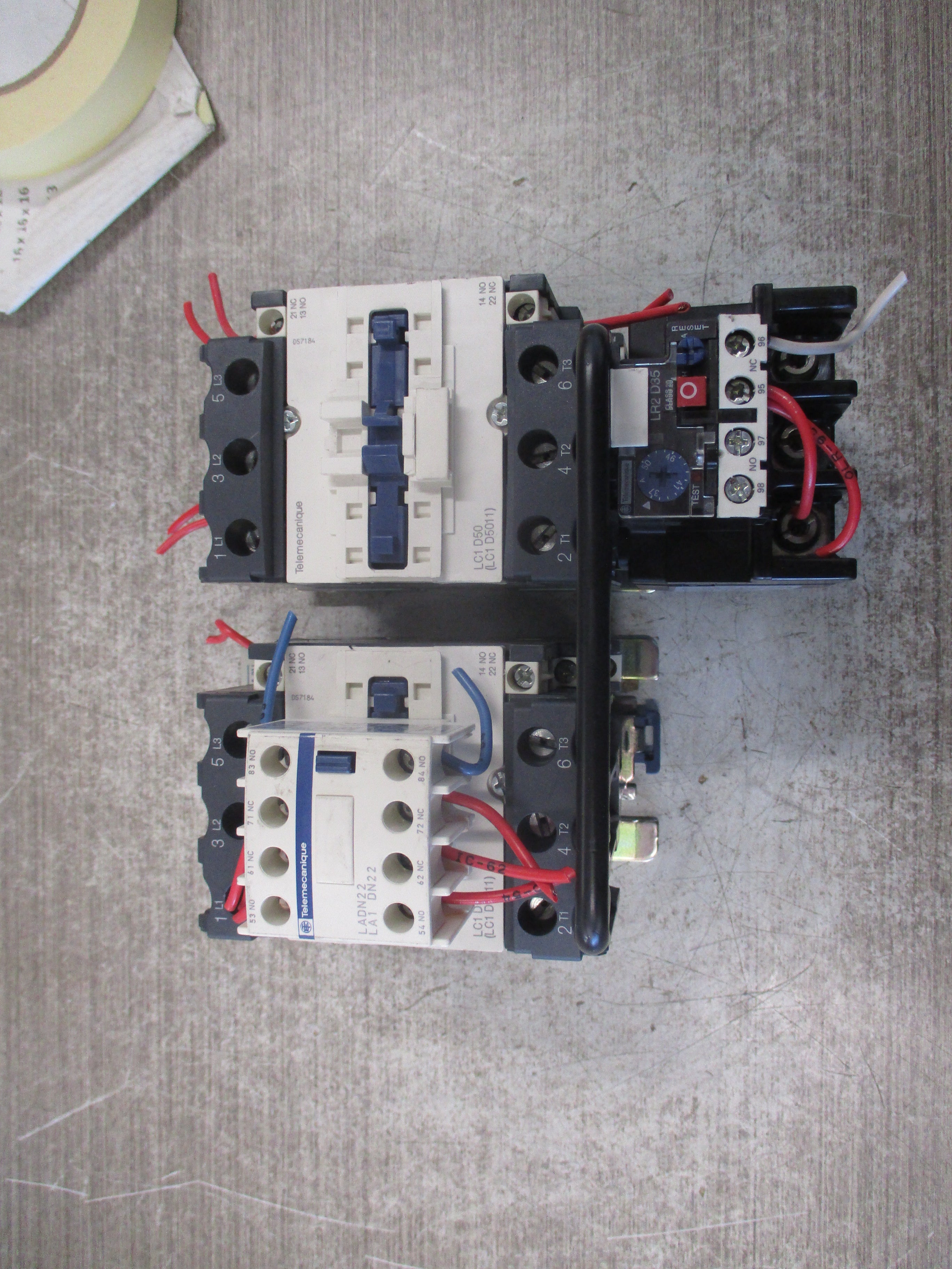 Telemecanique Reversing Starter LC2D50/D3557 Trip: 37-50A 120V Coil