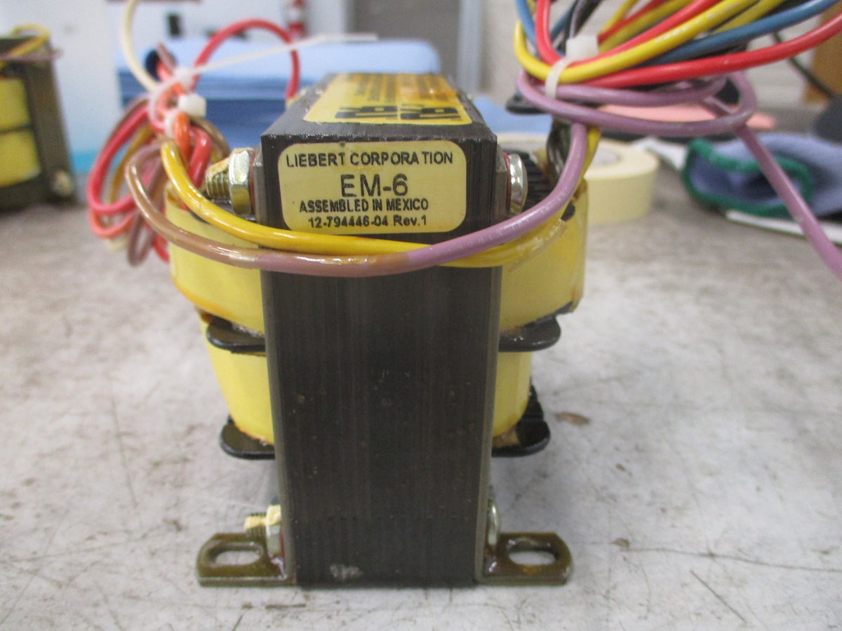 Liebert Transformer 136200P1 150VA Pri: 480/600V Sec: 24V 60Hz Used