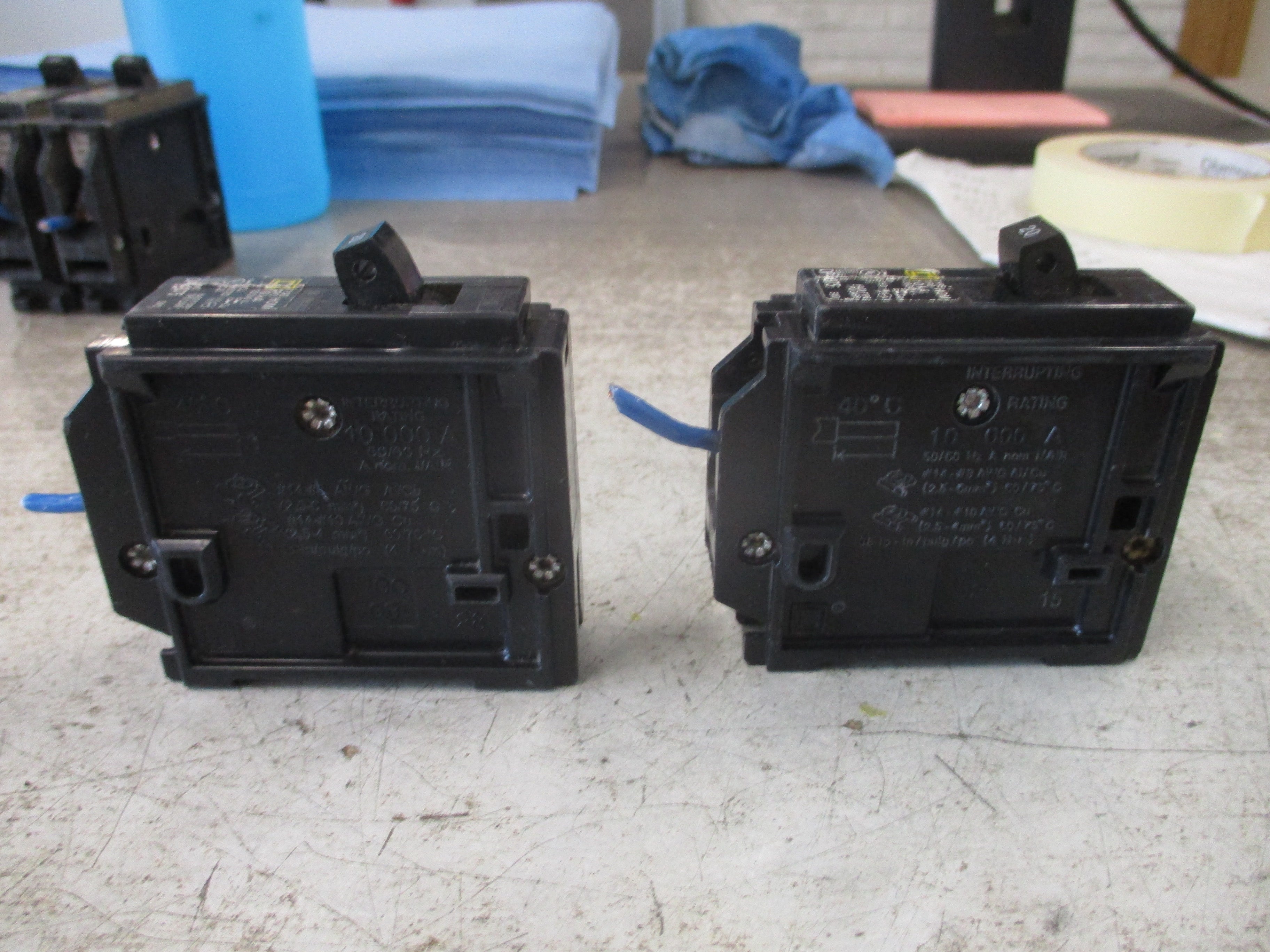 Square D Clip-On Circuit Breaker HOM120 20A 120/240V 1P *Lot of 2* Used