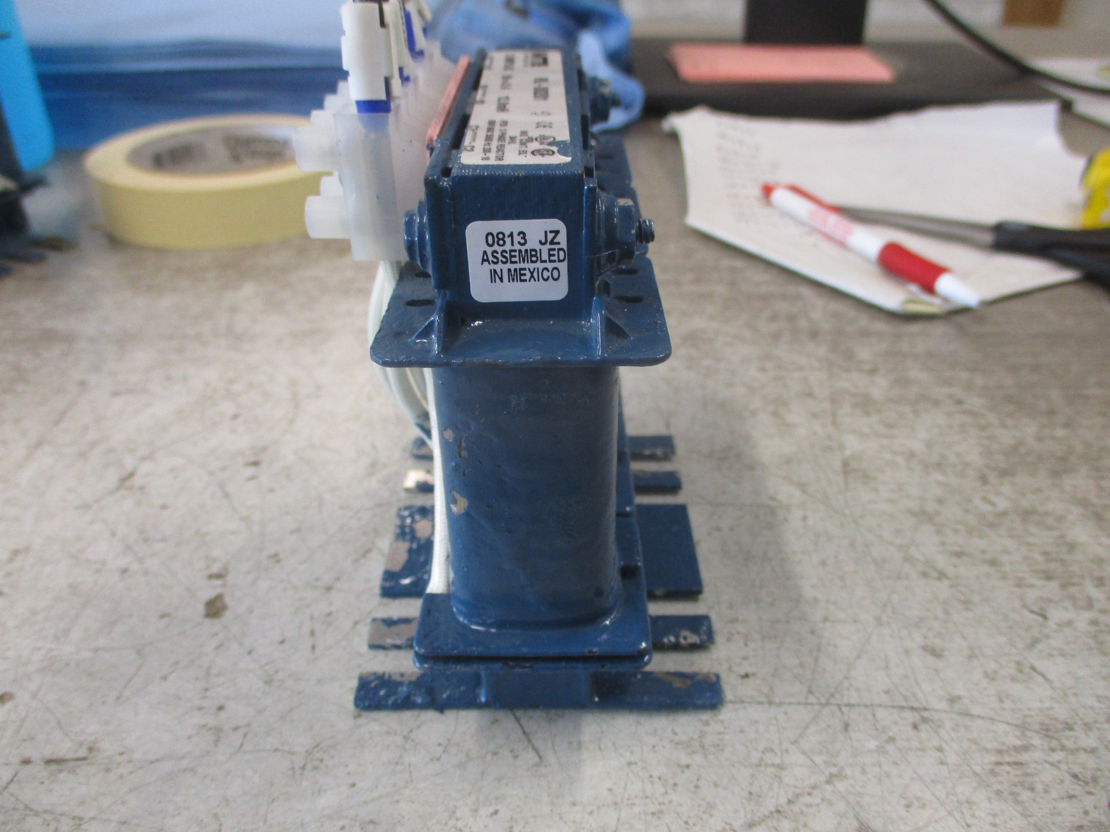 MTE Line Reactor RL-00201 2A 12mH 600V 3Ph 50/60Hz Used