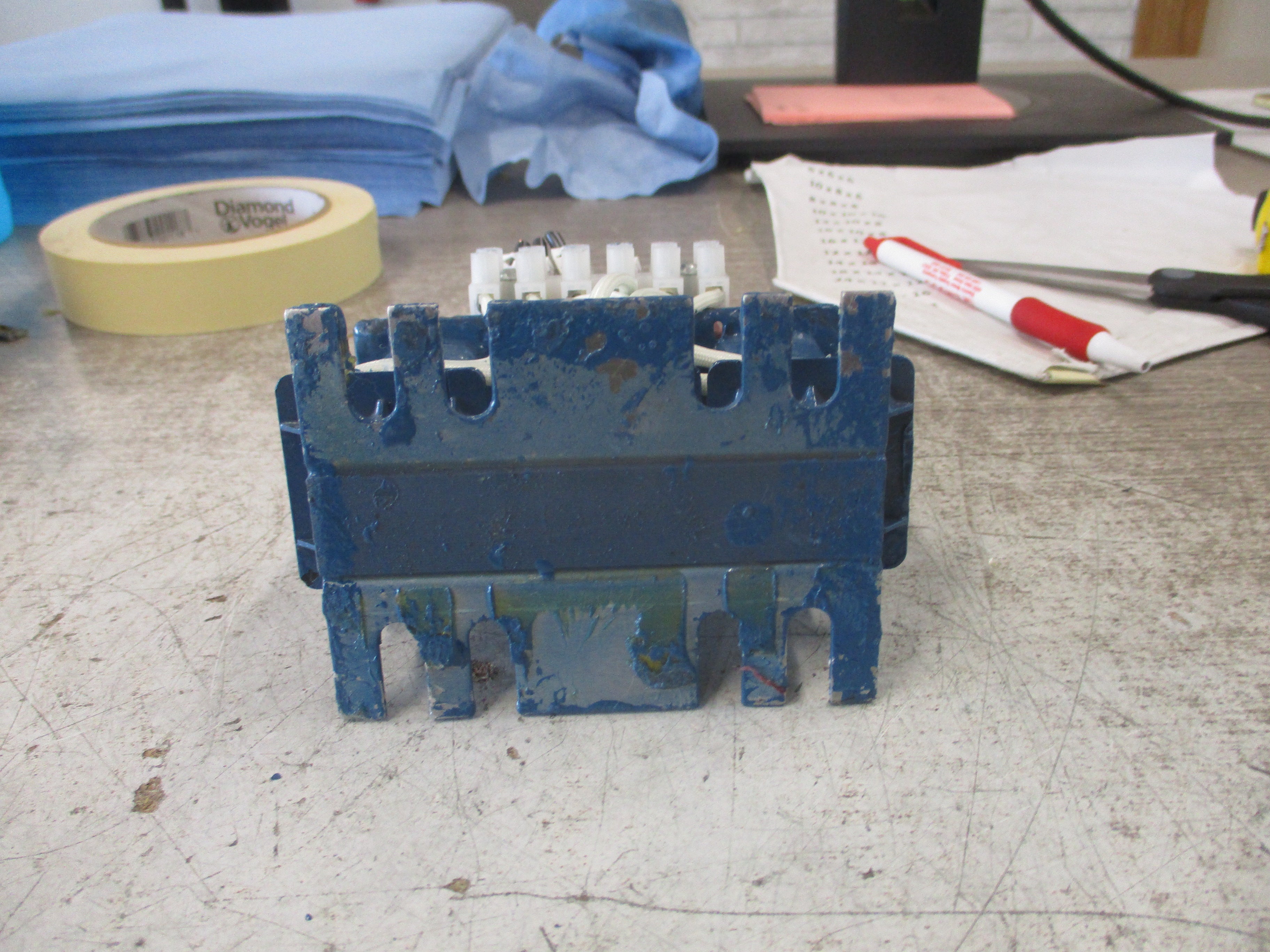 MTE Line Reactor RL-00201 2A 12mH 600V 3Ph 50/60Hz Used
