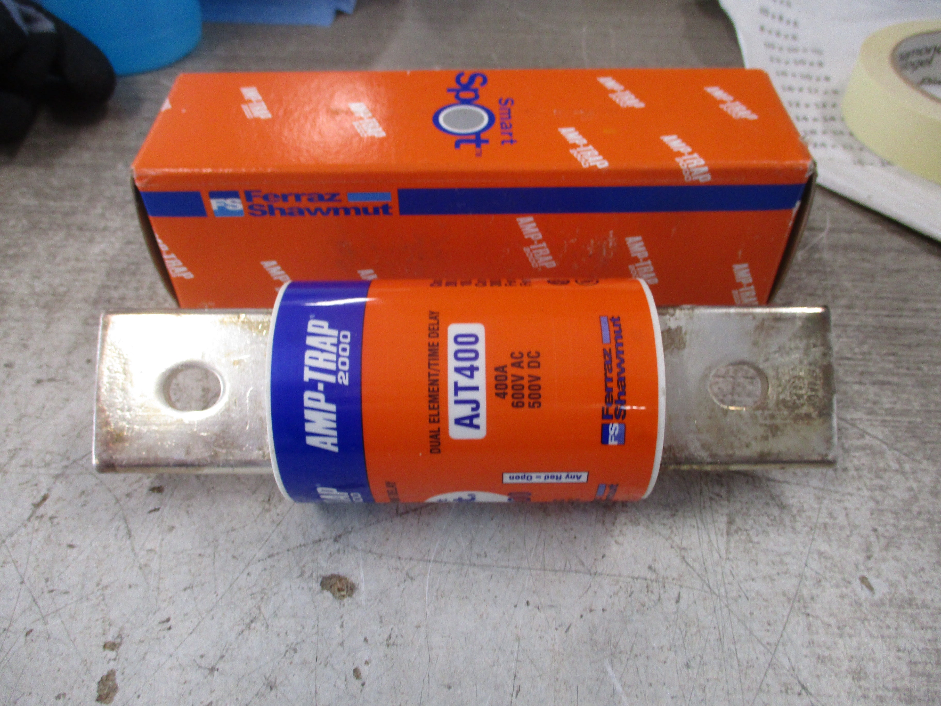 Ferraz Shawmut Amp-Trap 2000 Fuse AJT400 600V 400A New Surplus