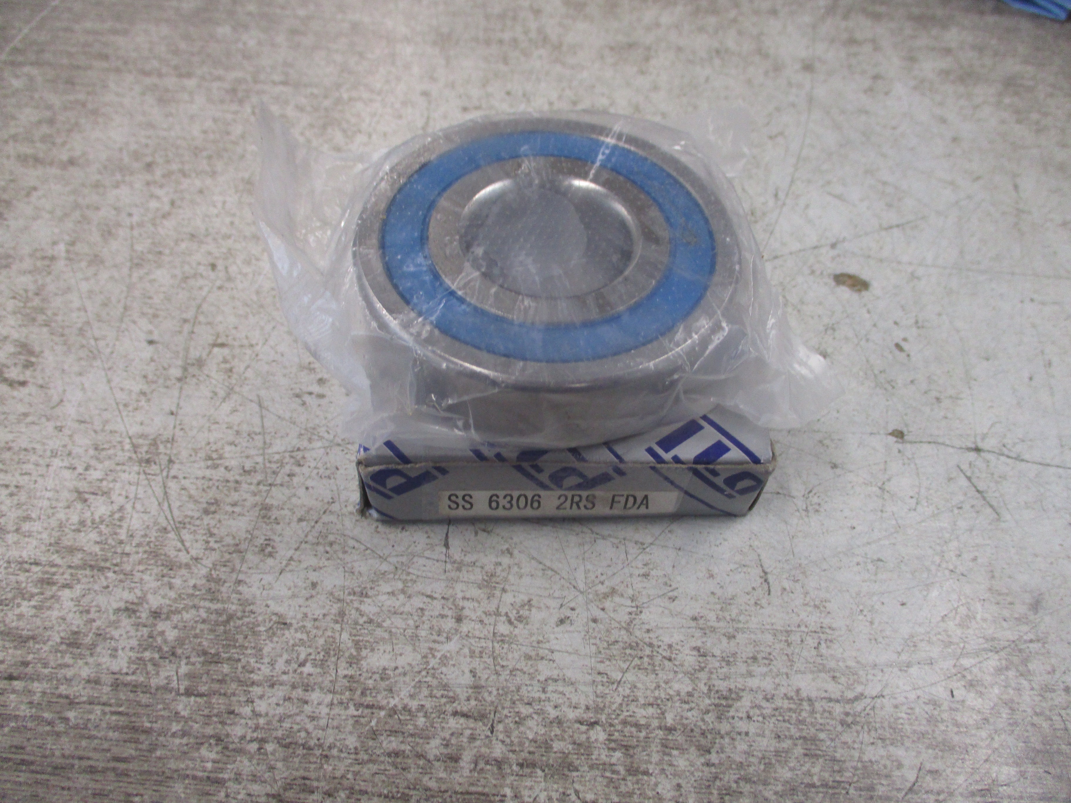 PTI Stainless Steel Ball Bearing SS 6306 2RS FDA New Surplus