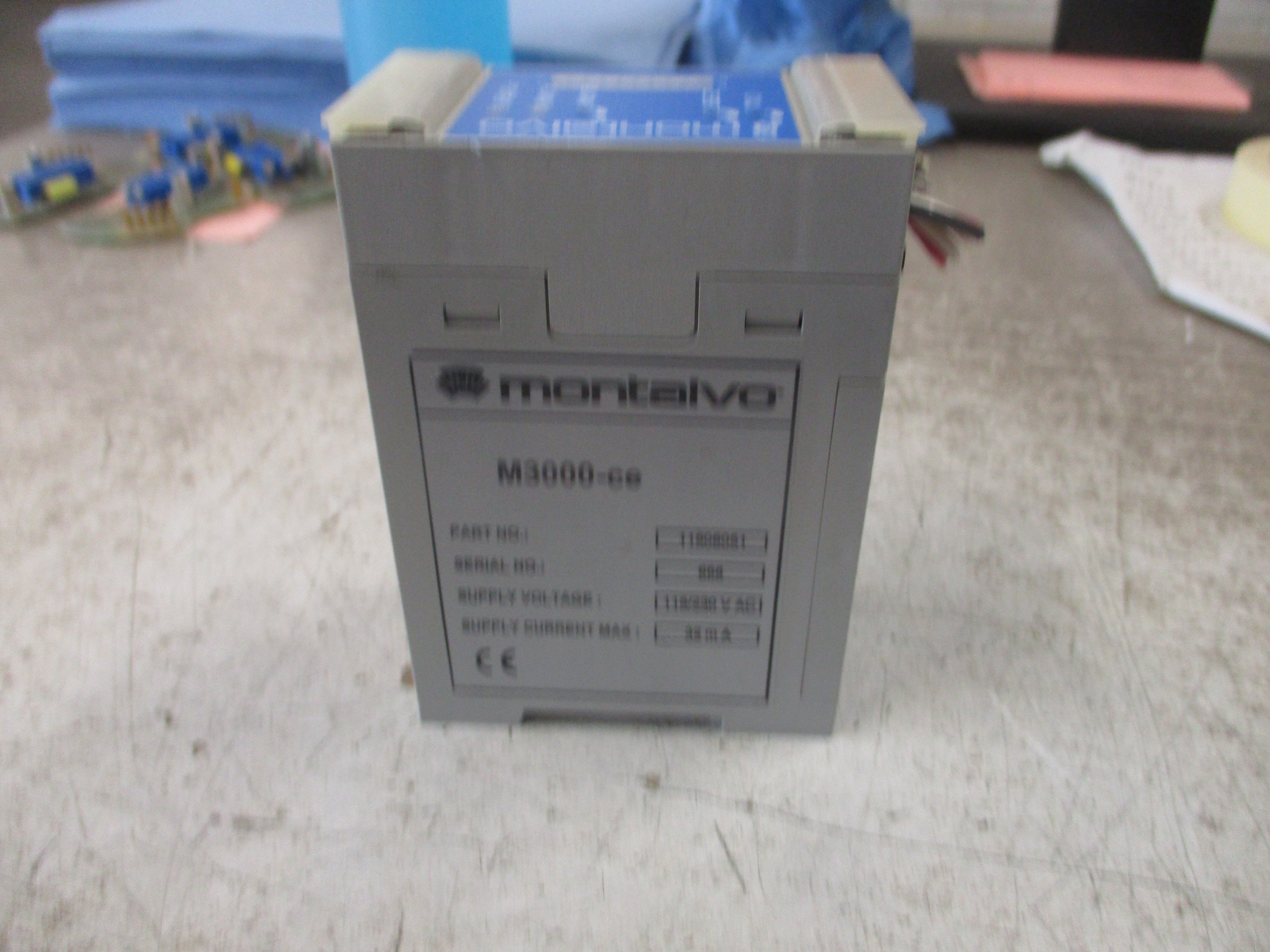Montalvo M3000-ce Load Cell Amplifier Control 11506051 115/230VAC 32mA Used