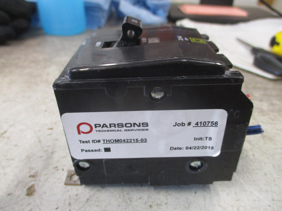 Square D Bolt-On Circuit Breaker QOB330VH 30A 240V 3P 22kA *(1) Screw* Used
