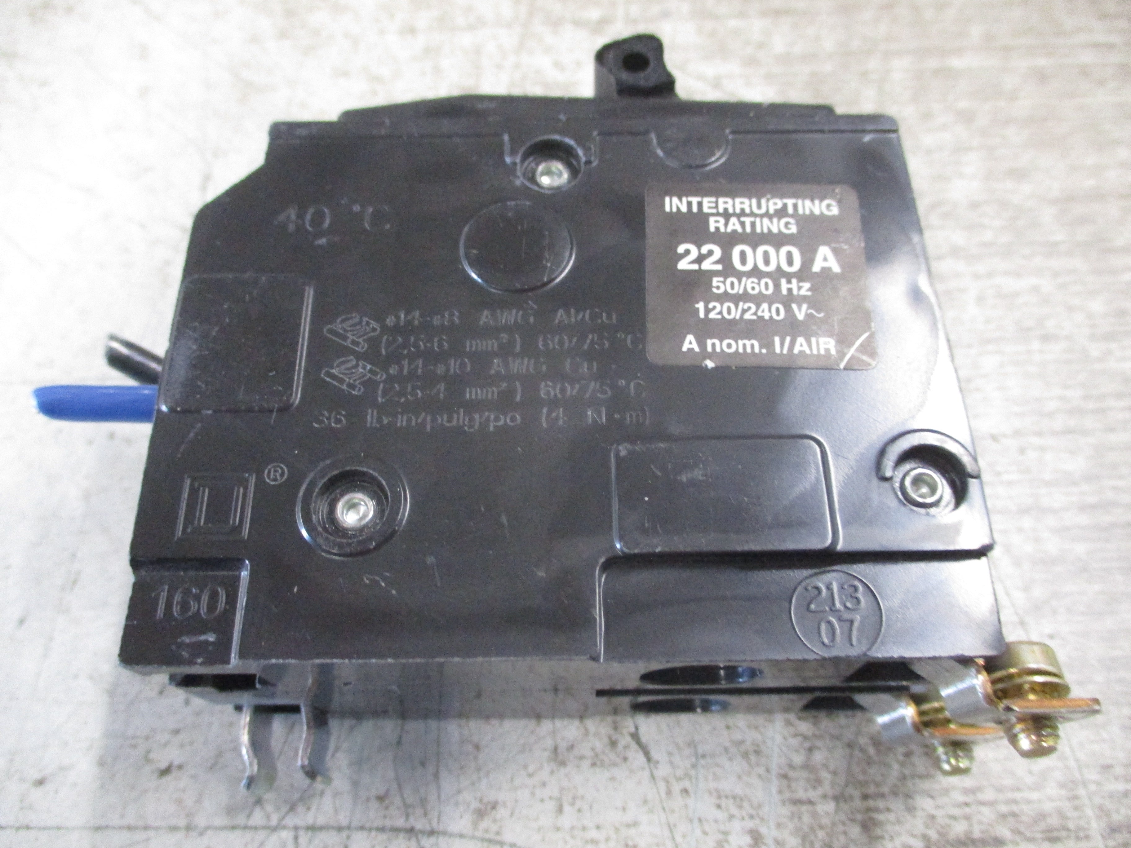 Square D Bolt-On Circuit Breaker QOB230VH 30A 120/240V 2P 22kA Used