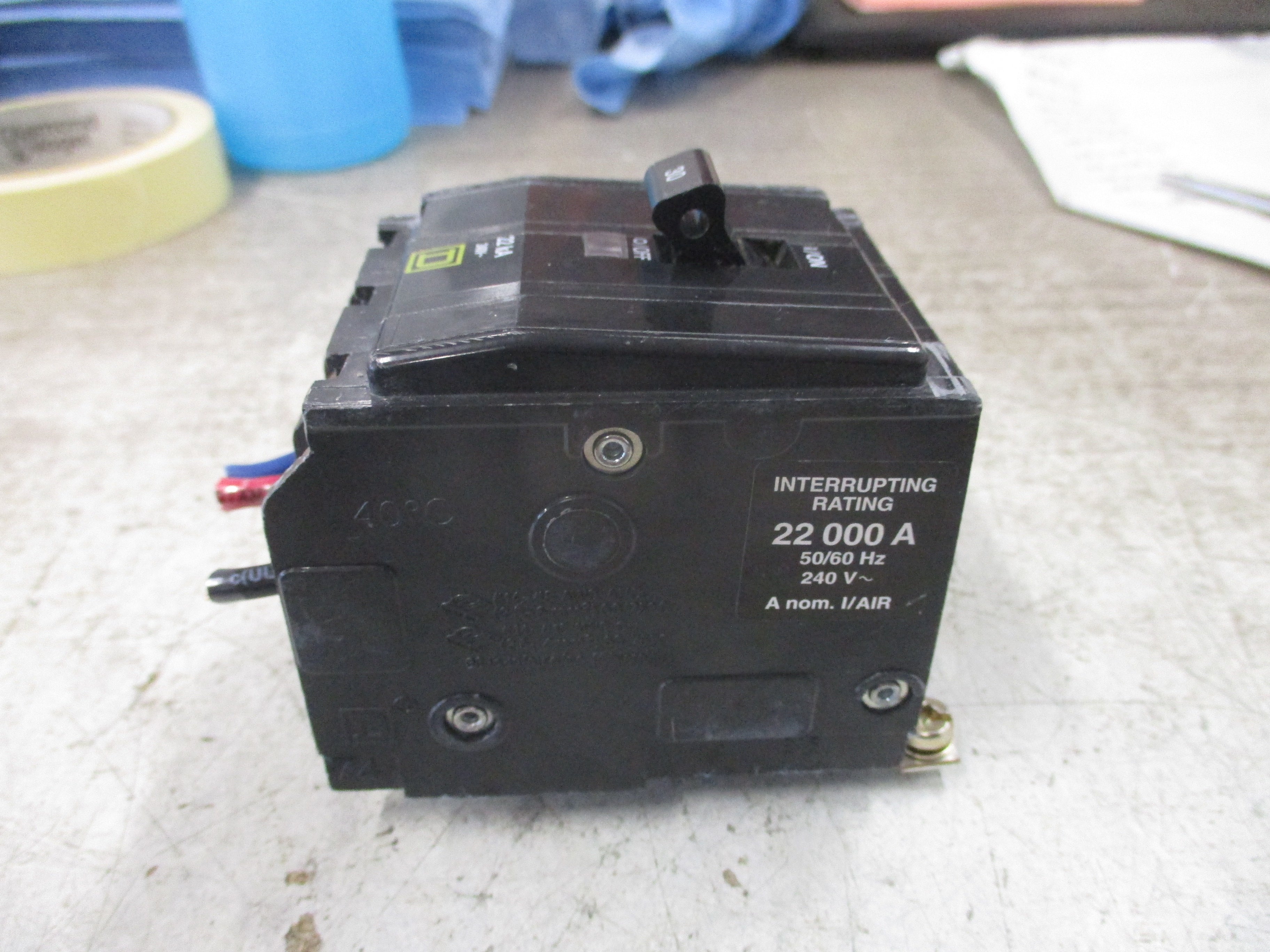 Square D Bolt-On Circuit Breaker QOB330VH 30A 240V 3P 22kA Used