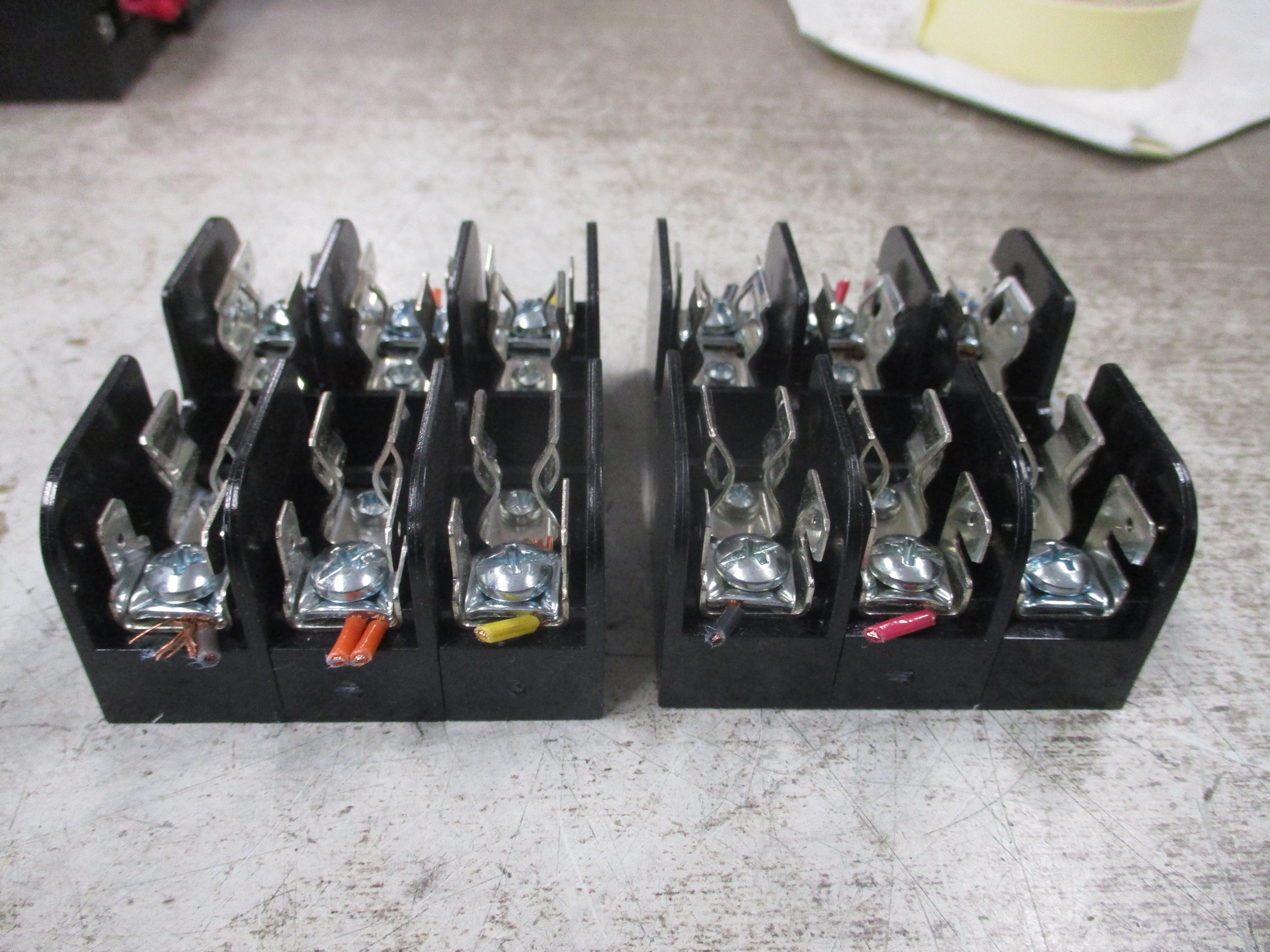 Ferraz Shawmut Fuseblock 30323 30A 600V 3P *Lot of 2* Used