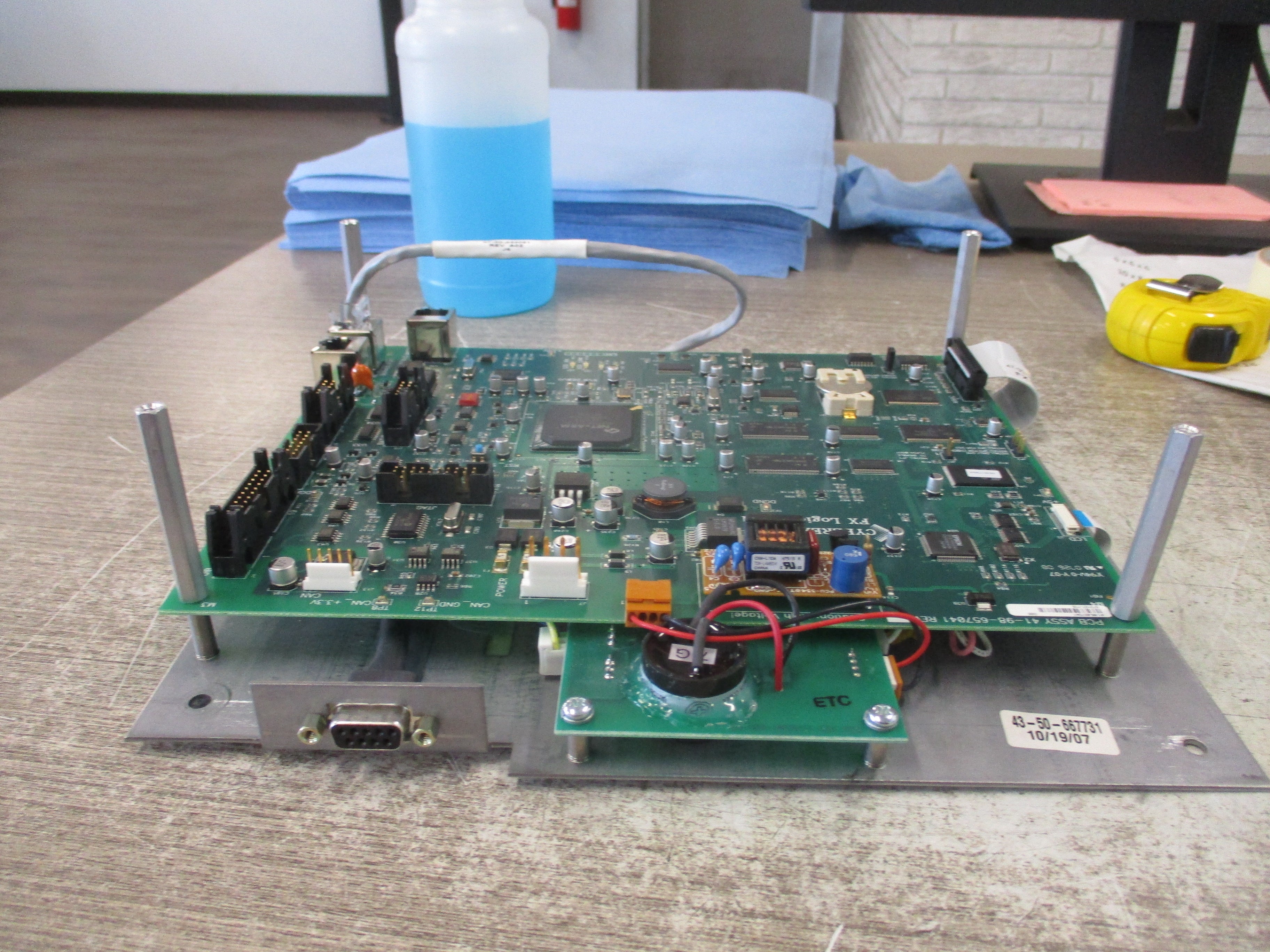 Cyberex Control Panel Assembly 43-50-667731 Used