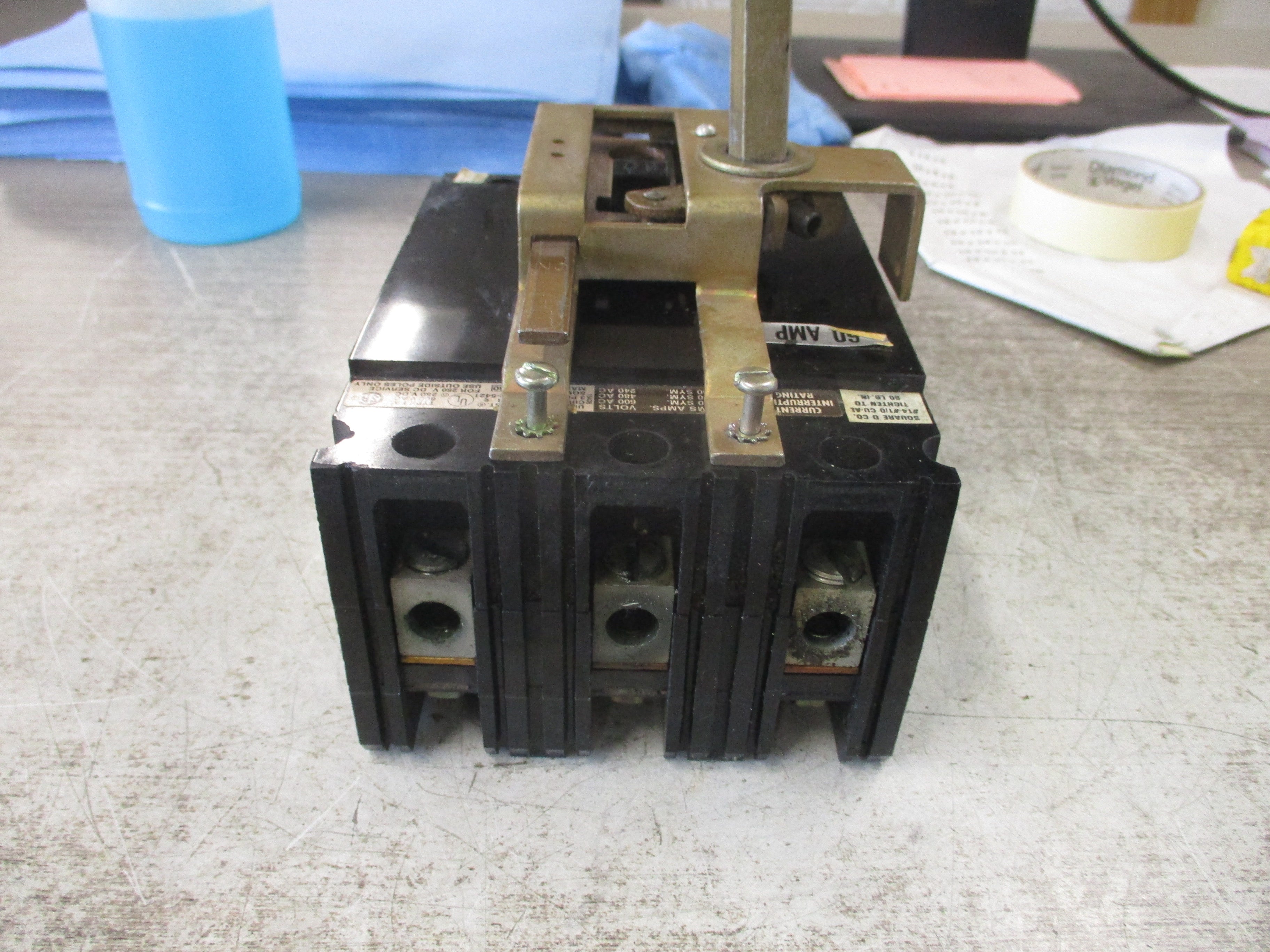 Square D Breaker Disconnect FAL36060 60A 600V 3P Used