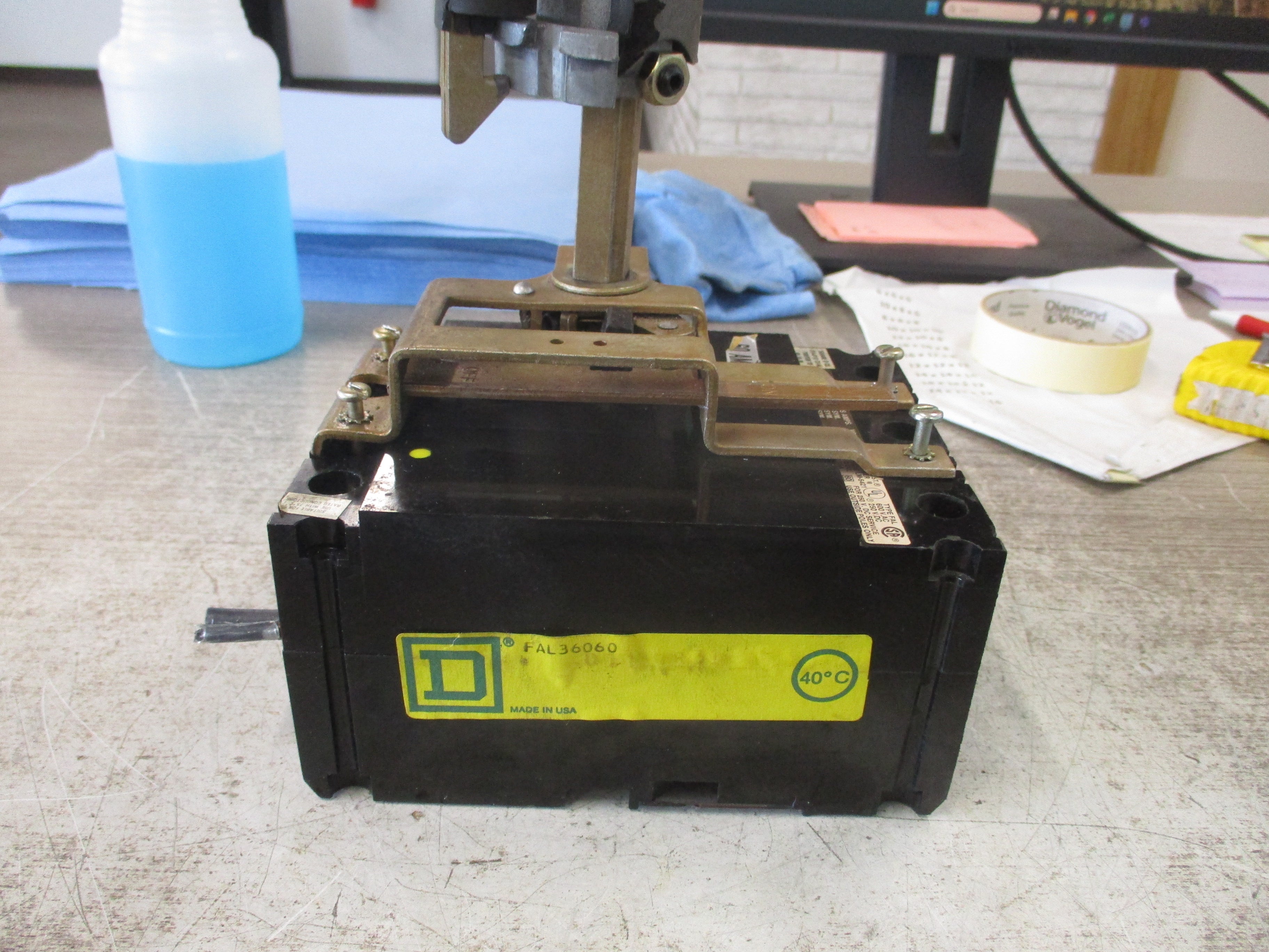 Square D Breaker Disconnect FAL36060 60A 600V 3P Used