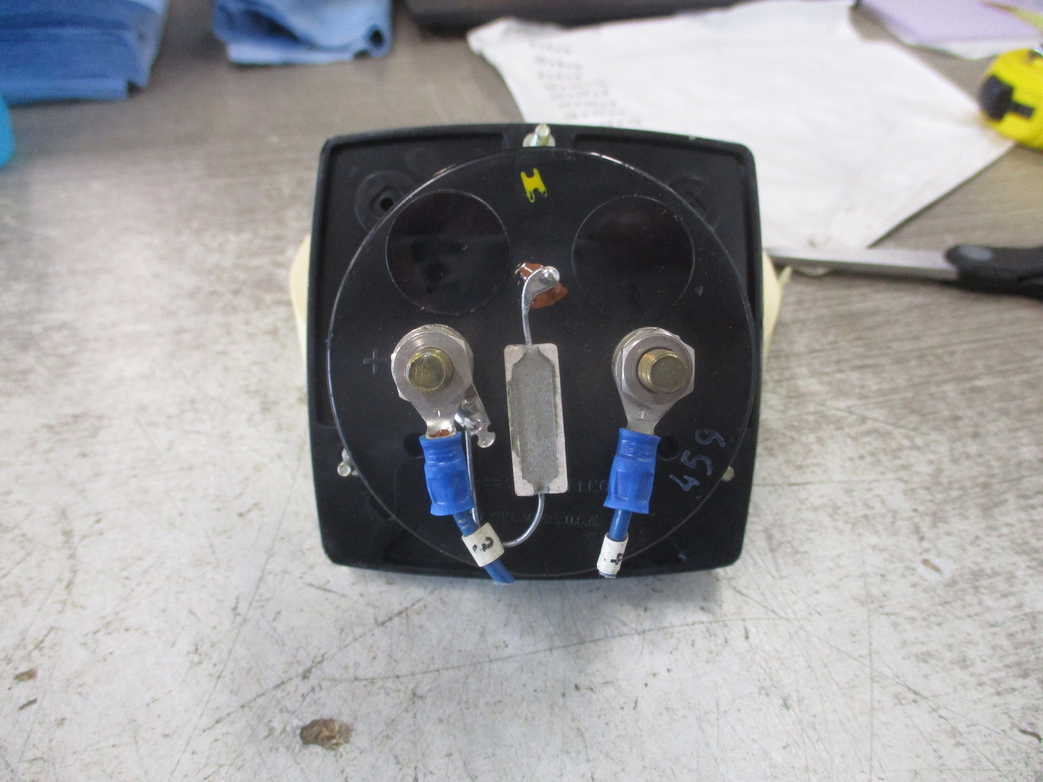 GE Frequency Meter 50-254350AGAG2JBG Range: 45-55Hz Used