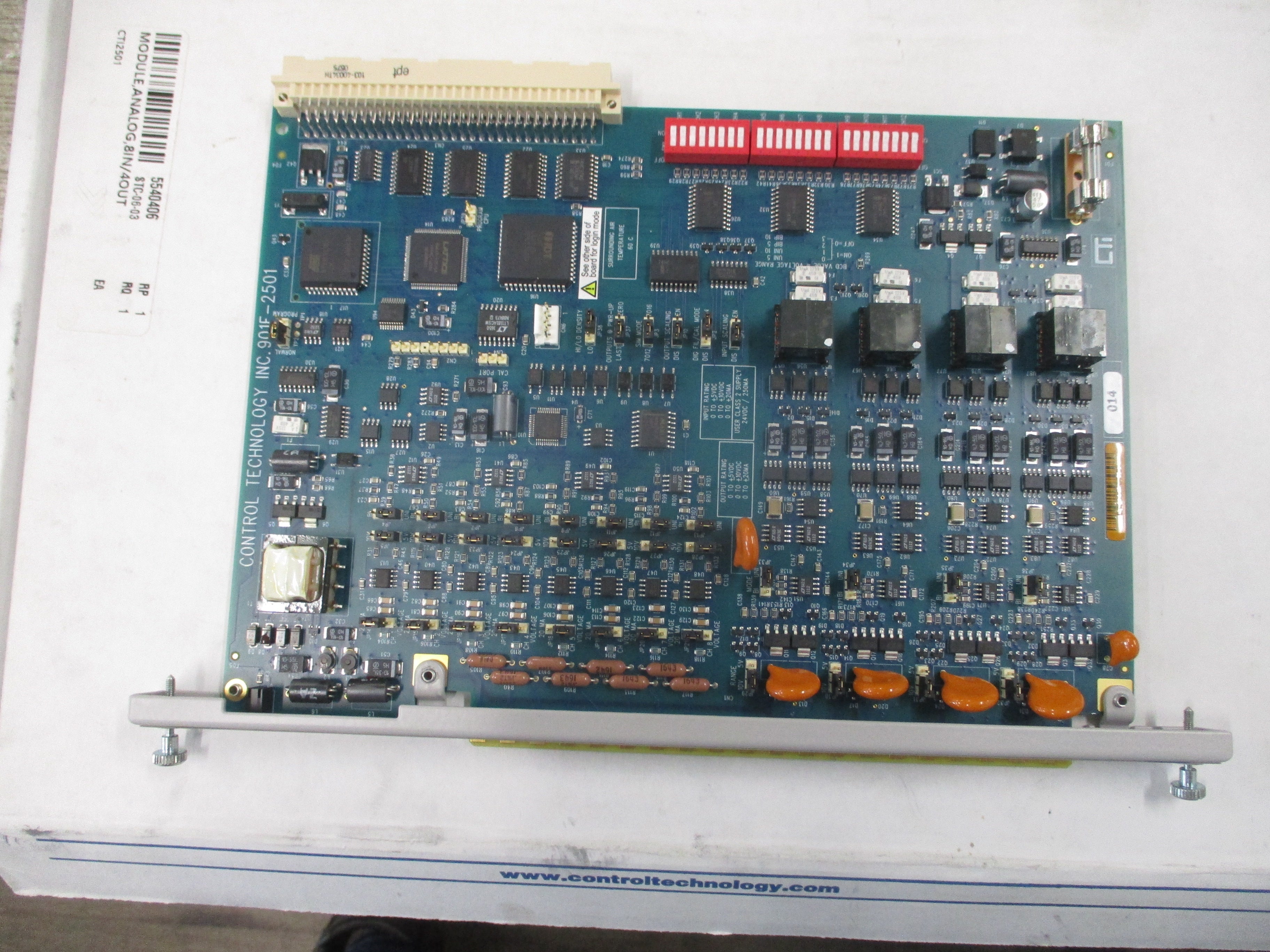 CTi Analog I/O Module 2501 Rev. 014 8in 4 Out New Surplus