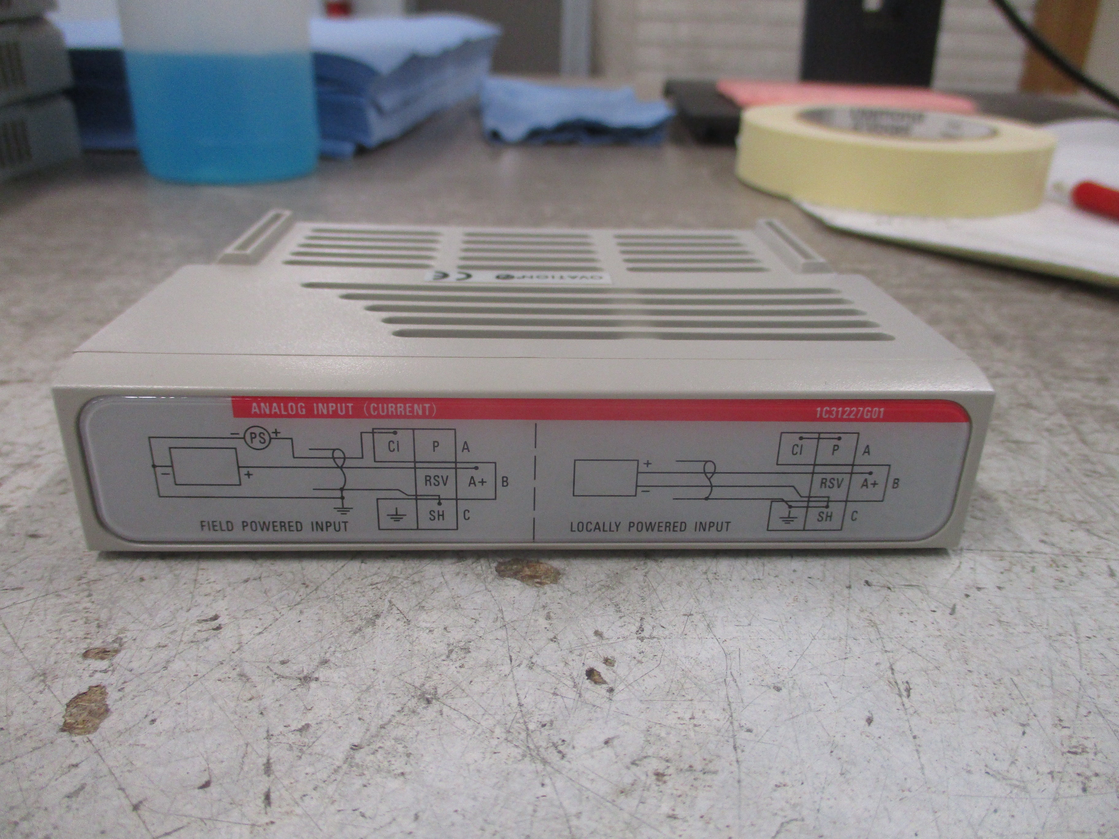 Emerson Ovation Analog Input (Current) Module 1C31227G01 Rev. 05 Used