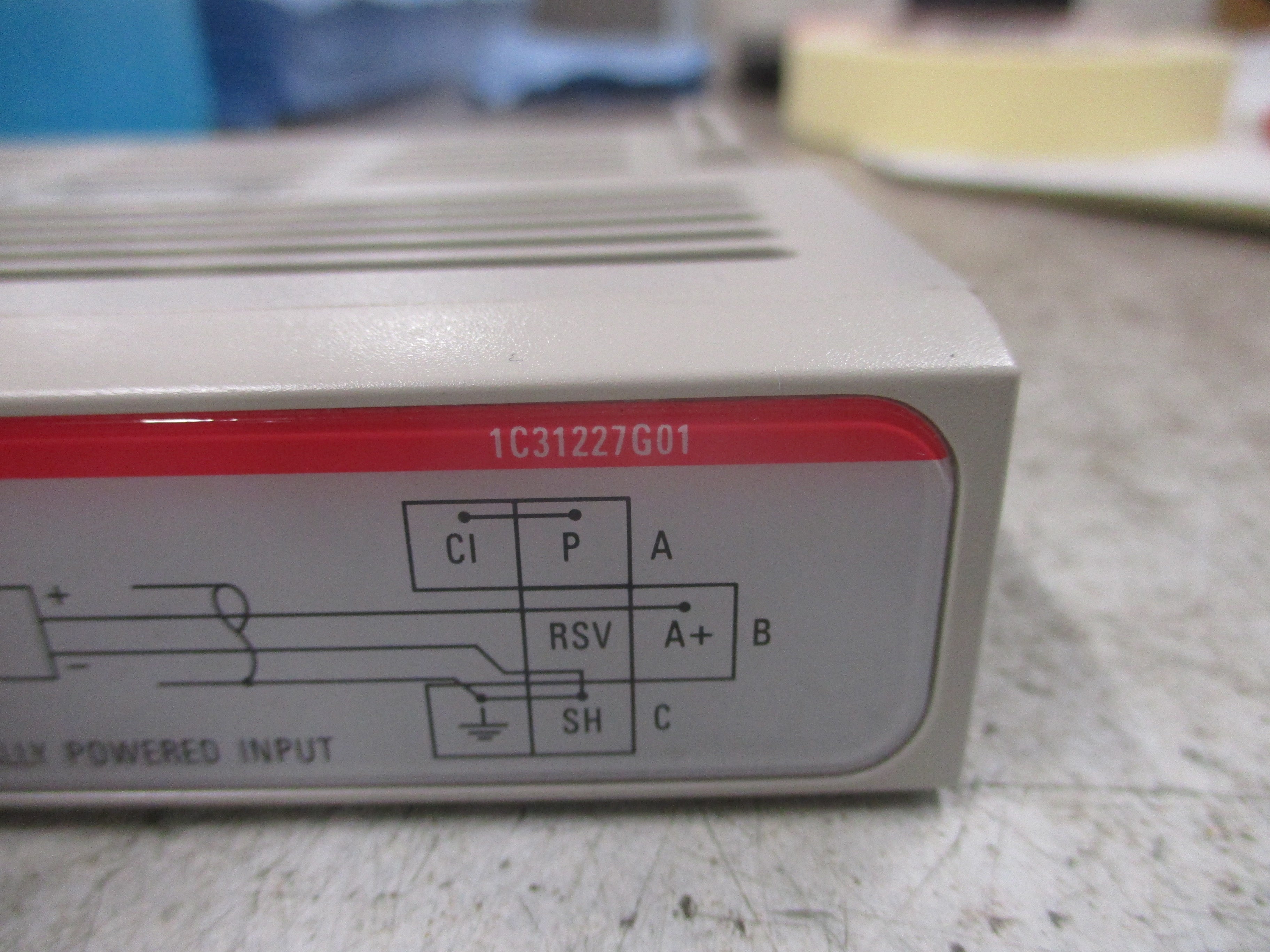 Emerson Ovation Analog Input (Current) Module 1C31227G01 Rev. 05 Used