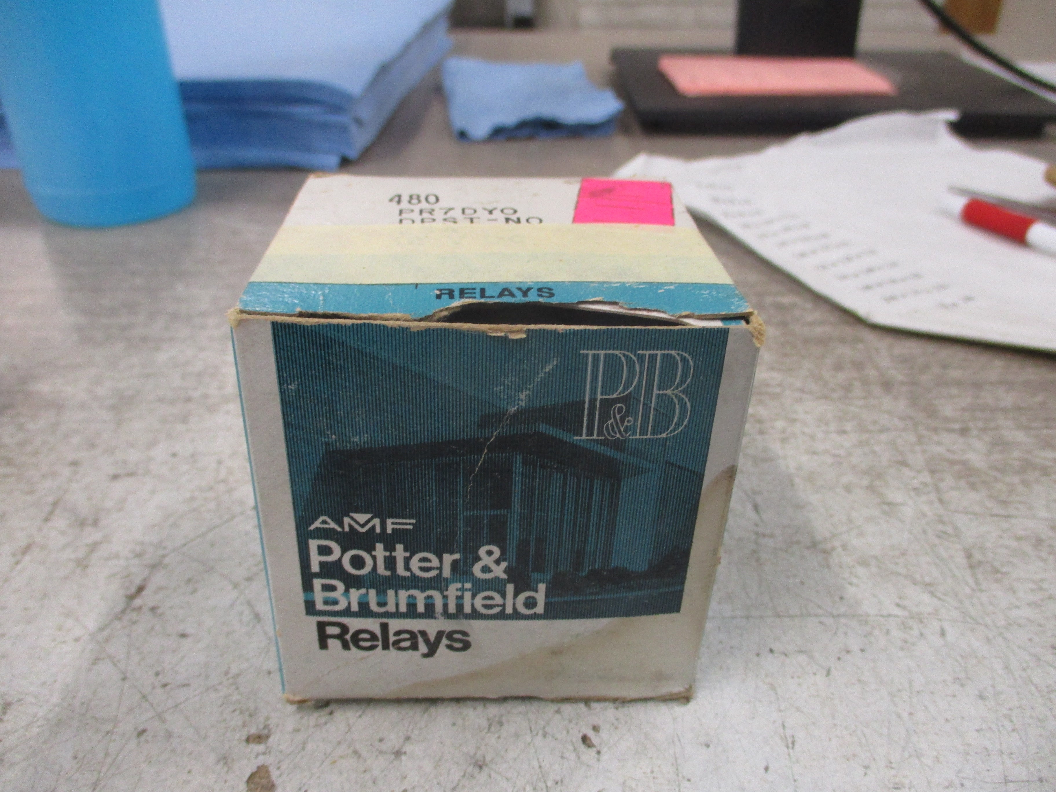 Potter & Brumfield Power Relay PR7DYO 12VDC Coil New Surplus