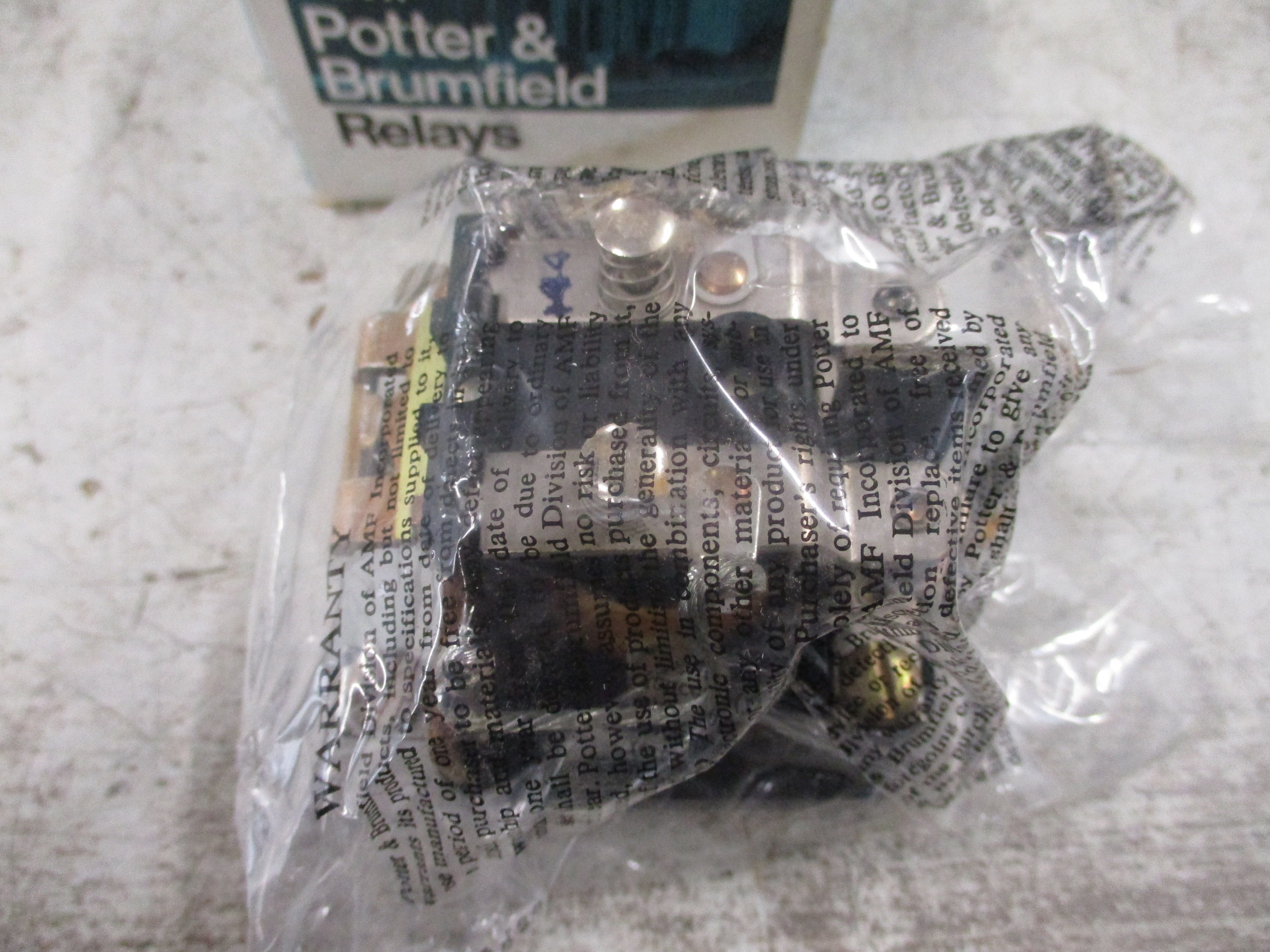 Potter & Brumfield Power Relay PR7DYO 12VDC Coil New Surplus