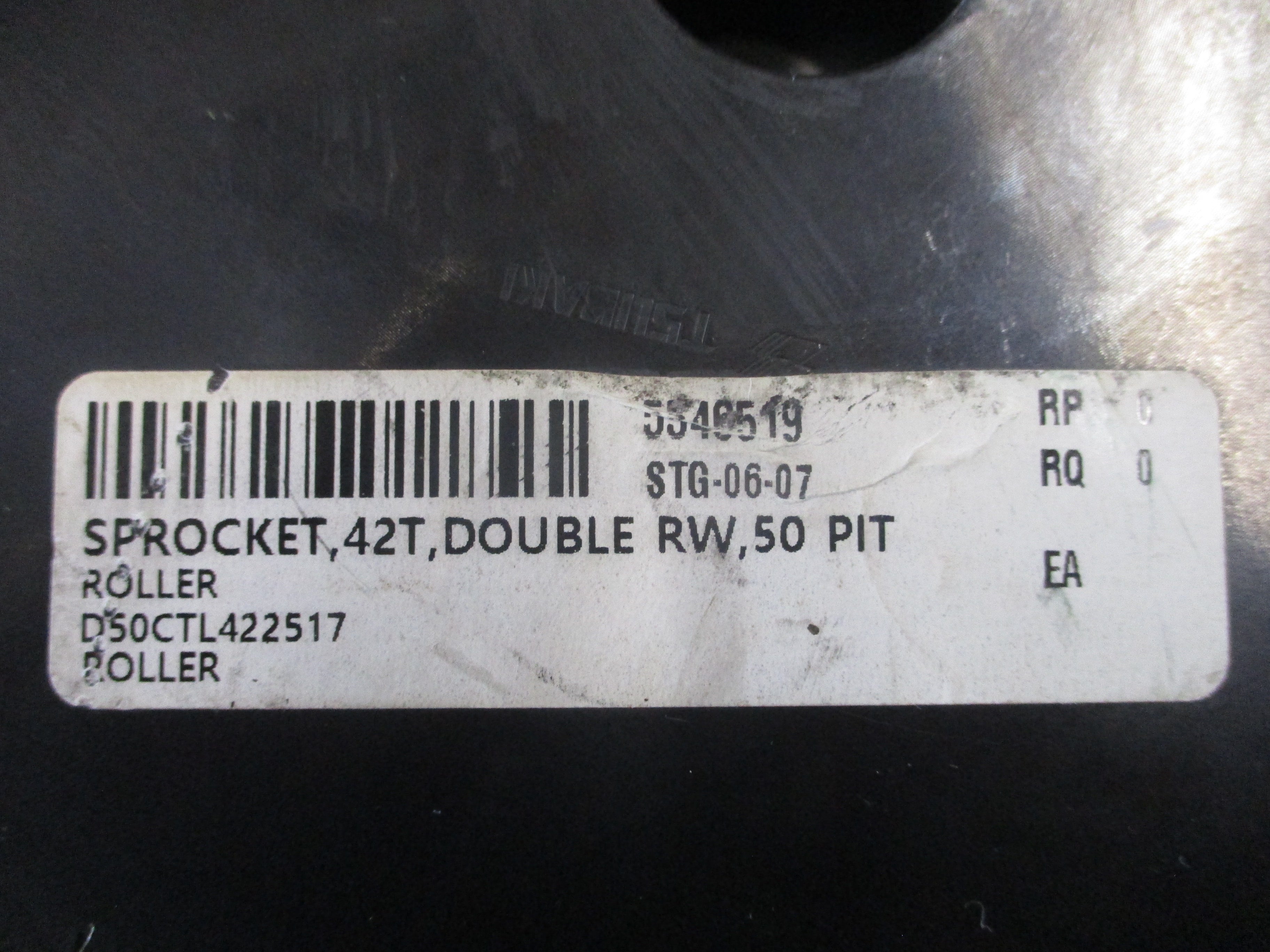 Misc. Brand Double Row Sprocket D50CTL422517 42-Tooth Used