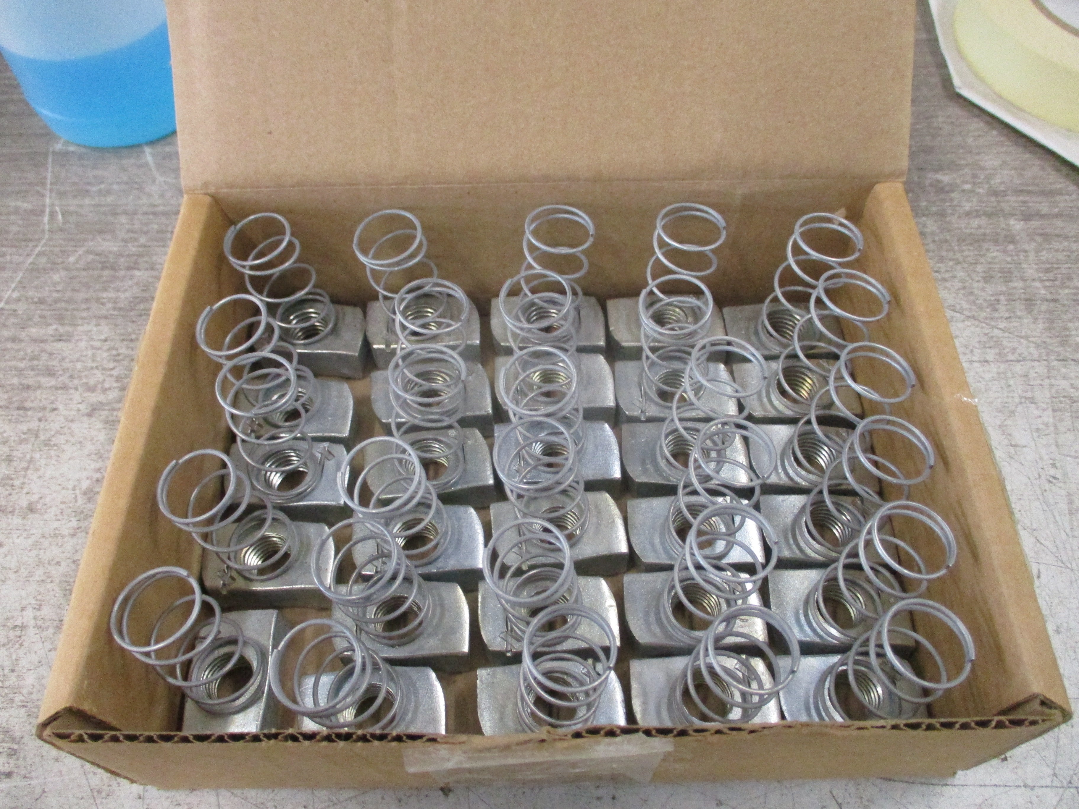 Thomas & Betts Superstrut Spring Nut 4A985 Galvanized Steel 1/2" *Box of 29*