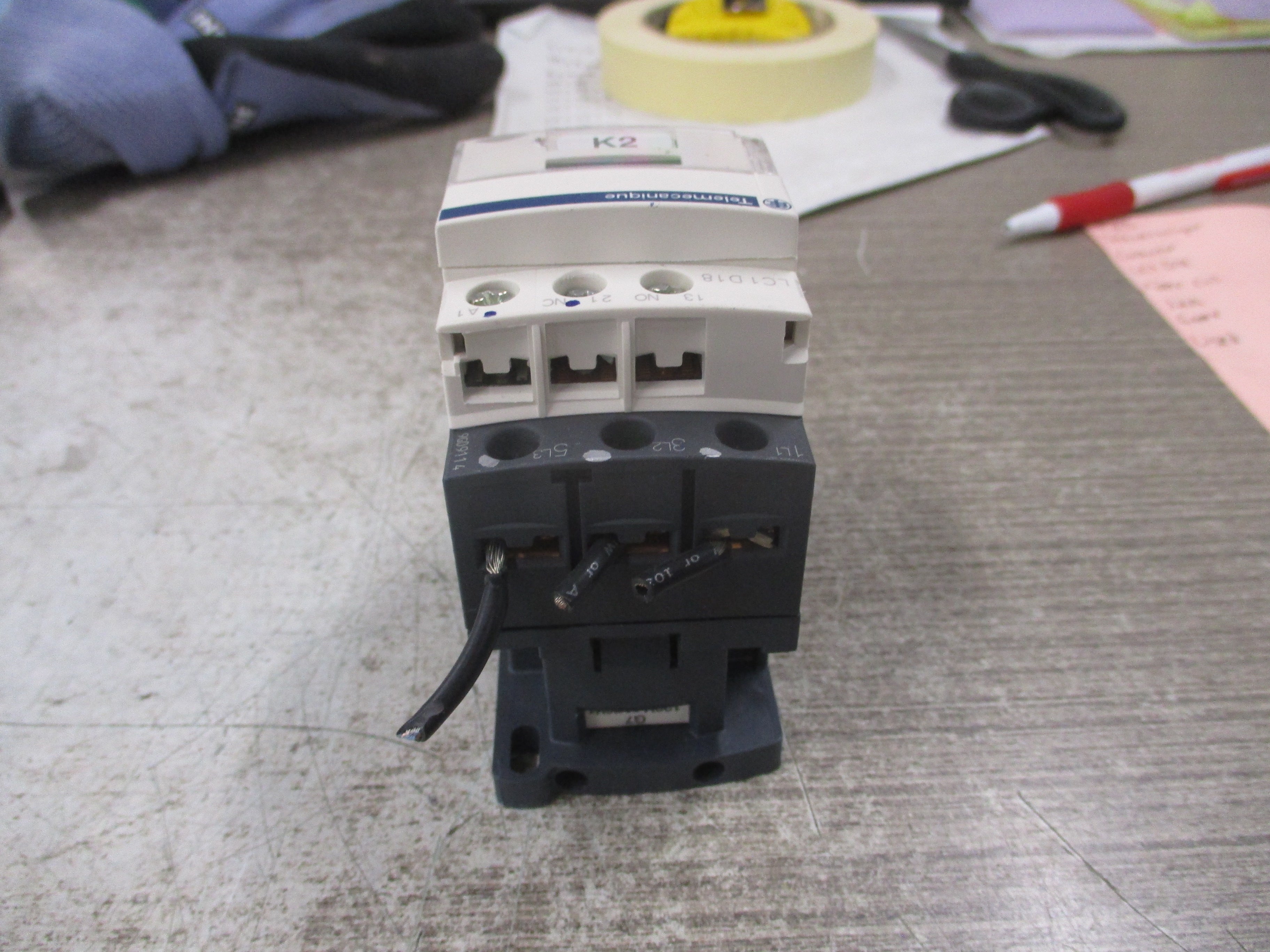 Telemecanique Contactor LC1 D18 120V Coil 32A 600V Used