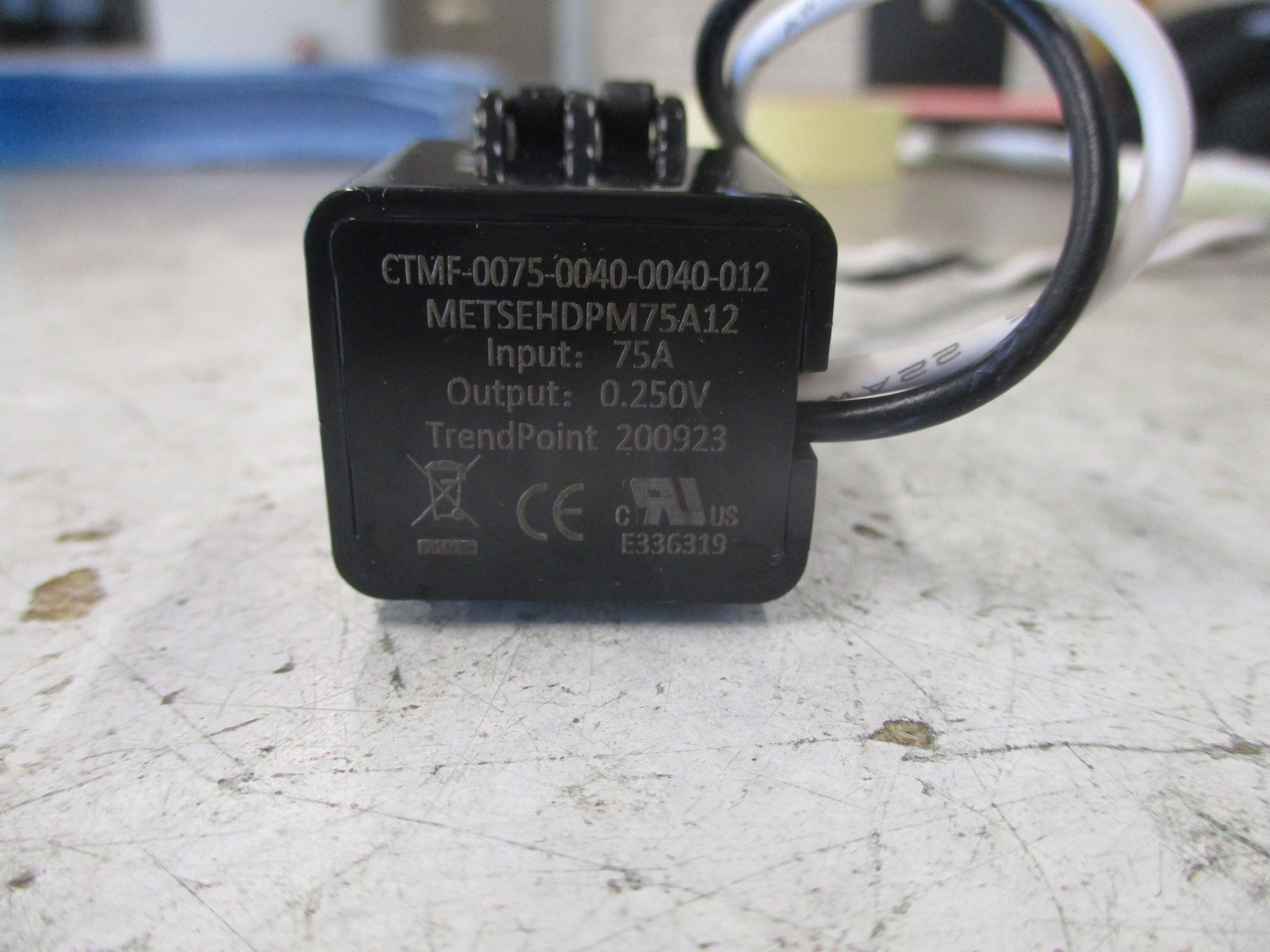 Schneider Electric Current Transformer METSEHDPM75A12 Input: 75A Output: 0.250V