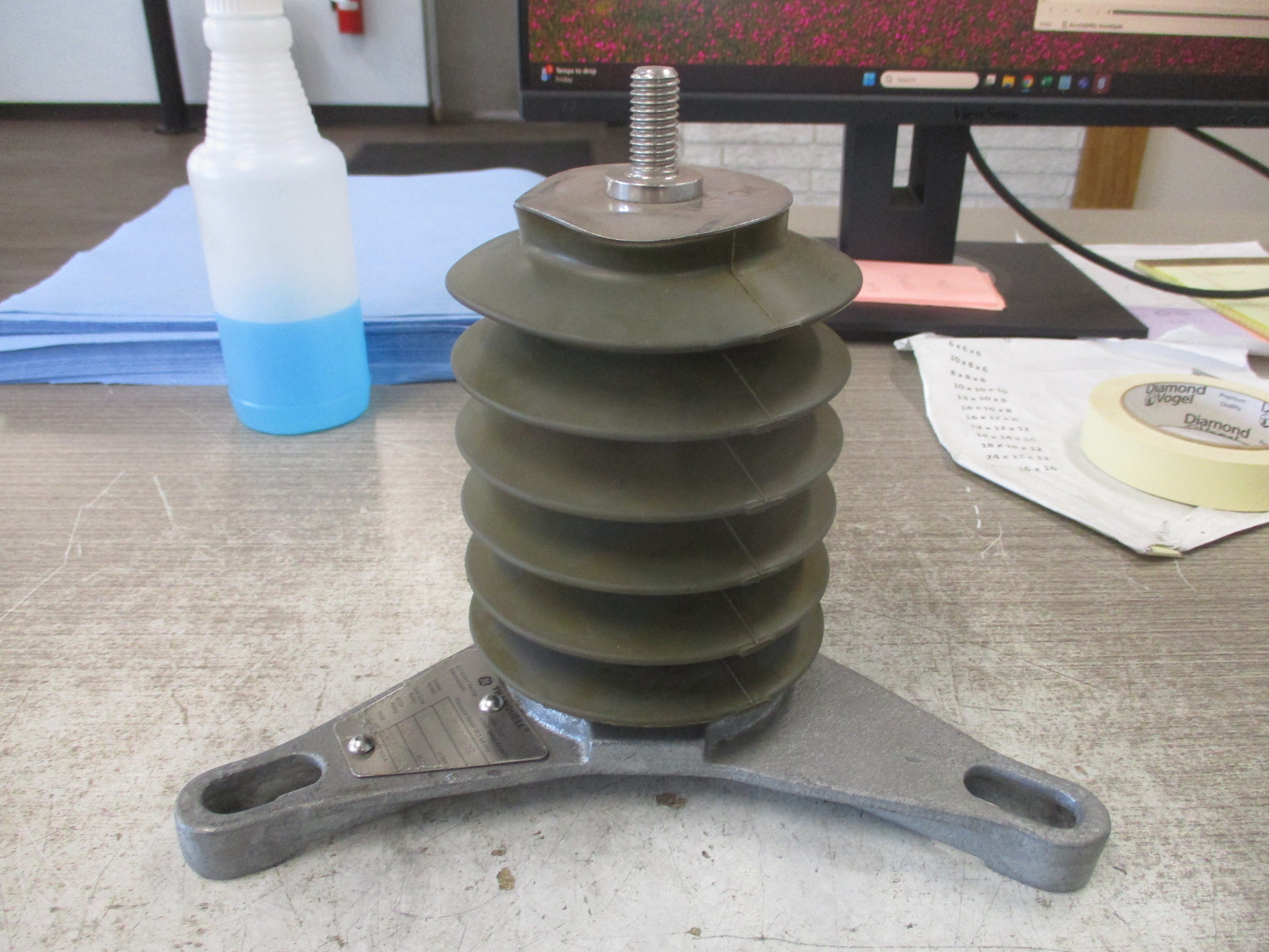 GE Traquell Surge Arrester 9L12PPB010S 10KV MCOV: 8.4KV Used