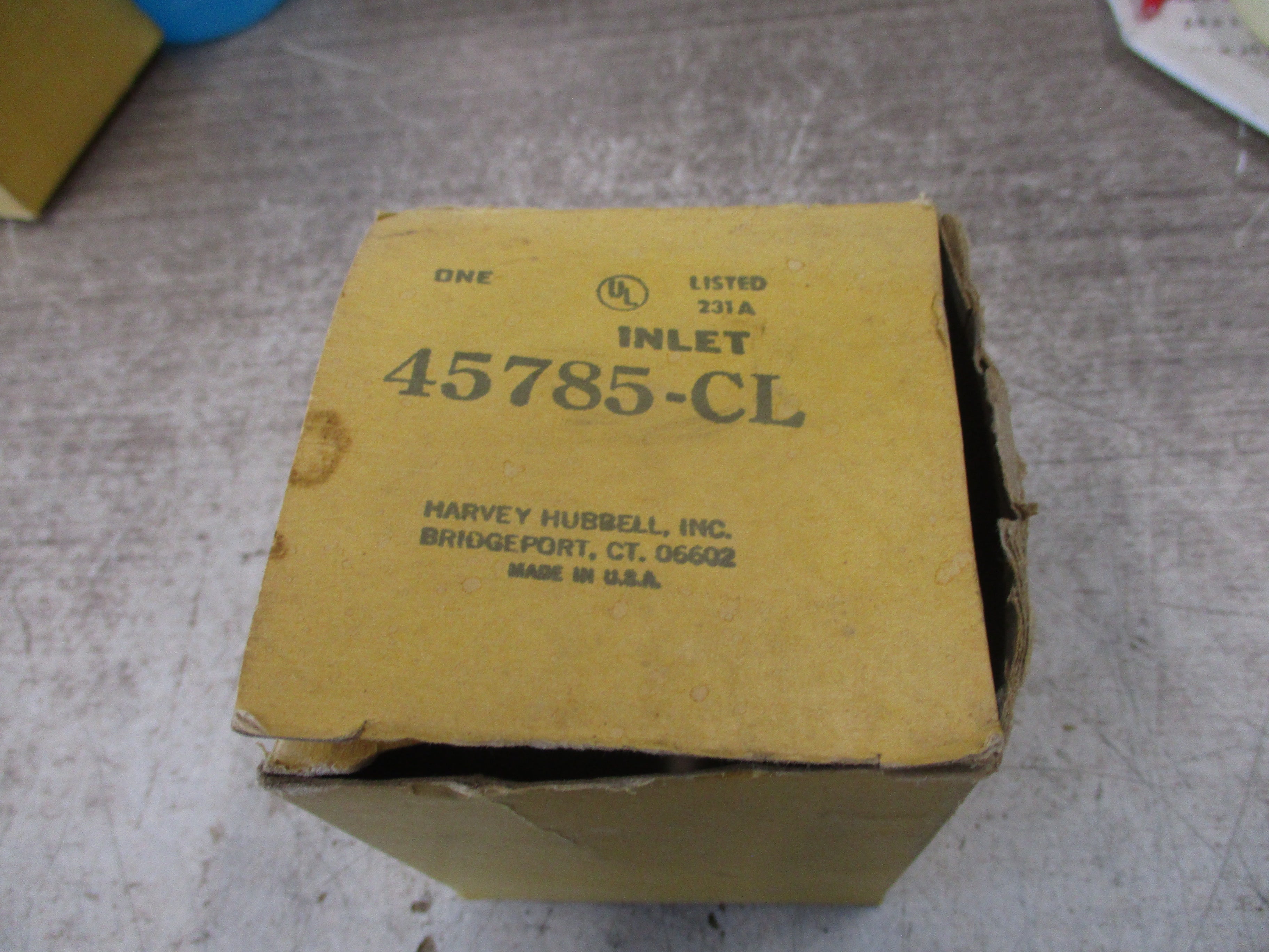 Hubbell Inlet 45785-CL 30A New Surplus