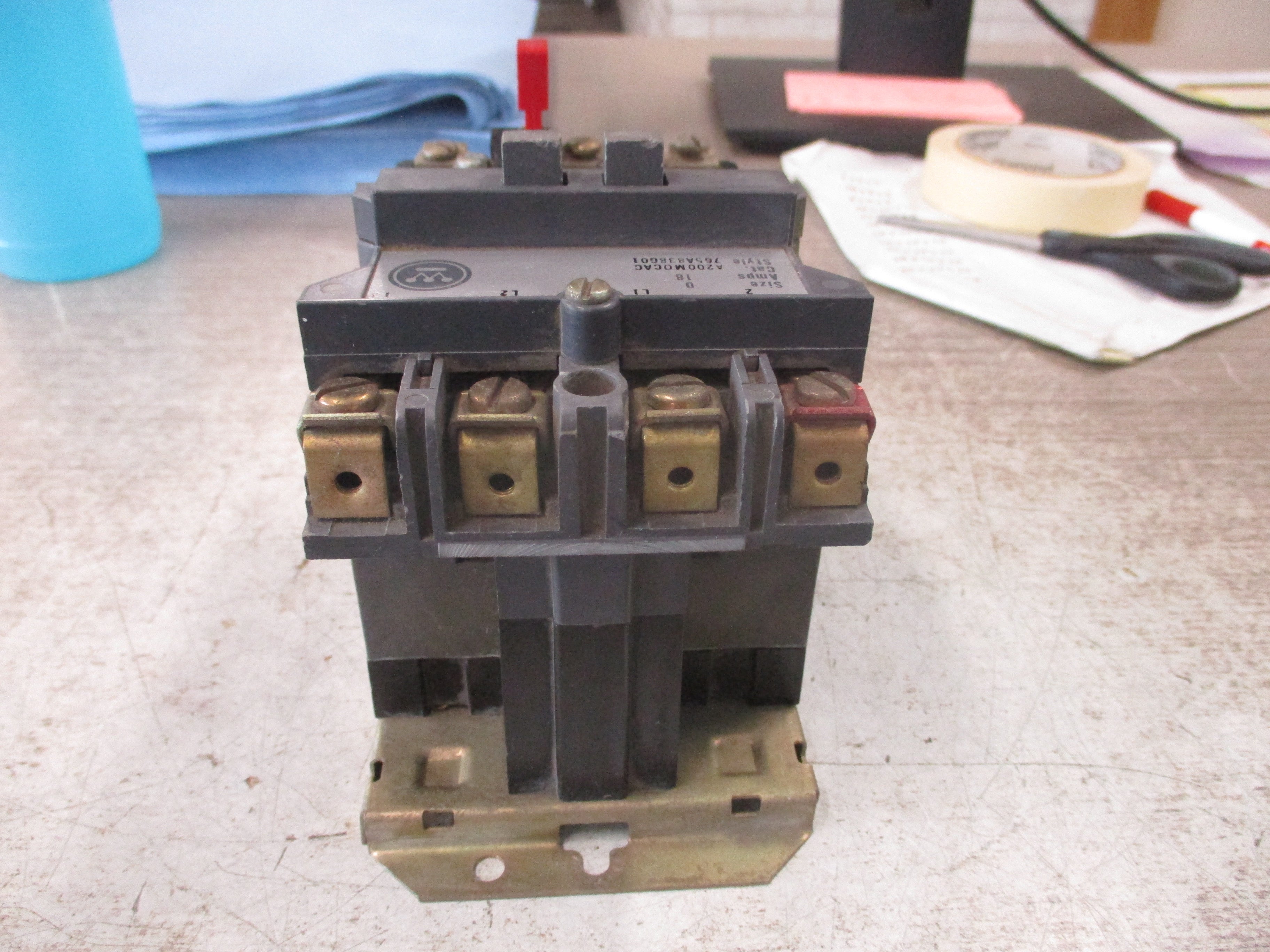 Westinghouse Size 0 Starter A200MOCAC Style #: 765A838G01 120V Coil Used