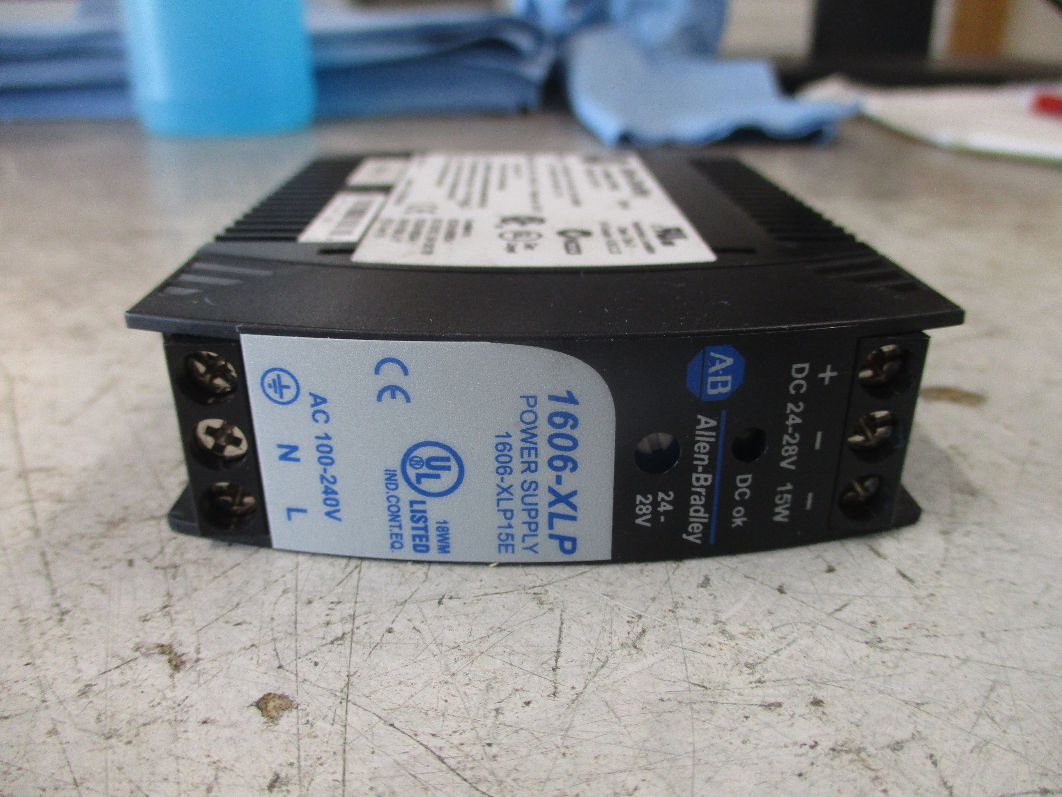 Allen-Bradley Power Supply 1606-XLP15E Ser. A 15W Input: 100-240V 0.3A 56-60Hz