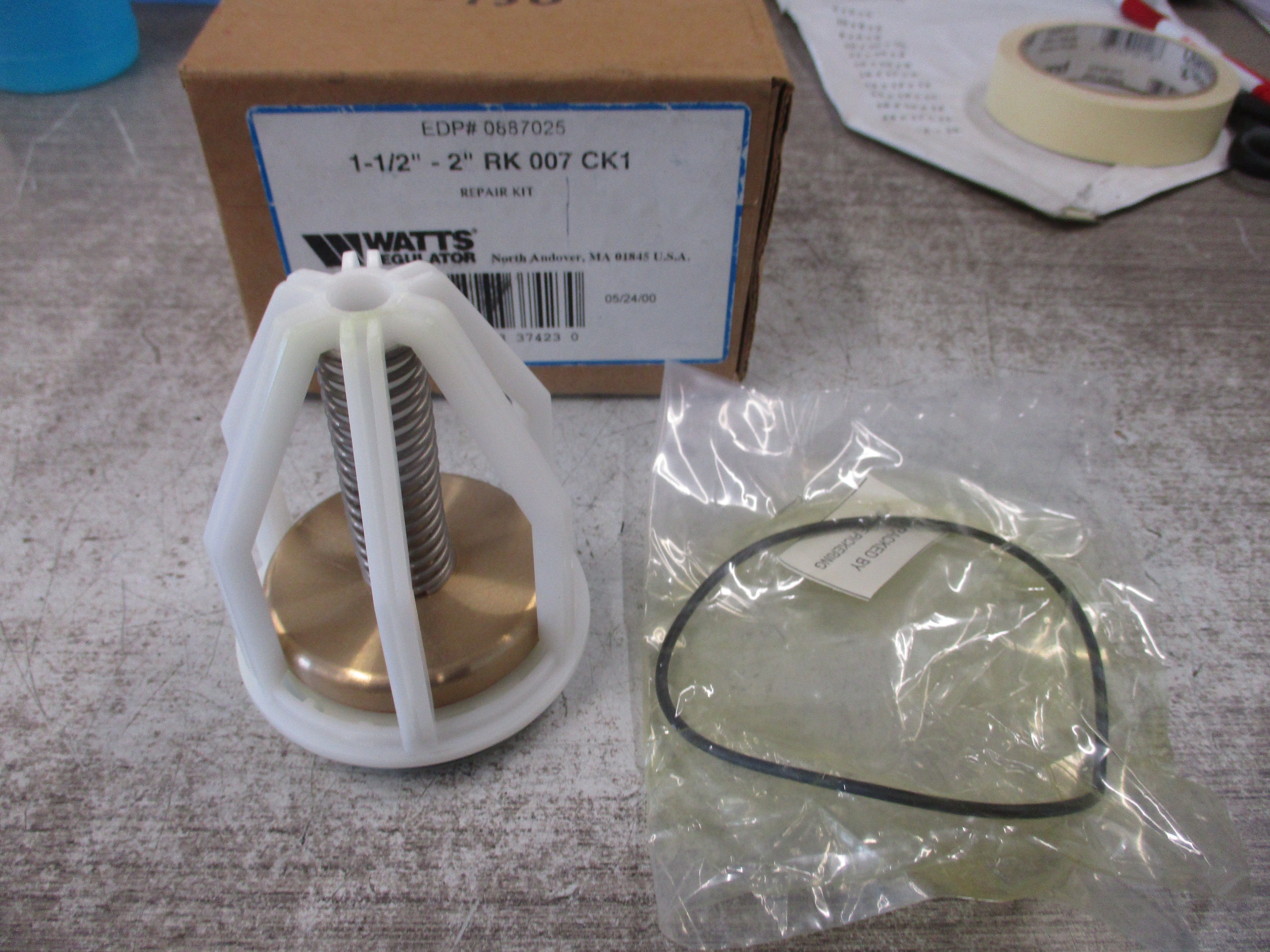 Watts Regulator repair Kit RK 007 CK1 Size: 1 1/2"-2" New Surplus