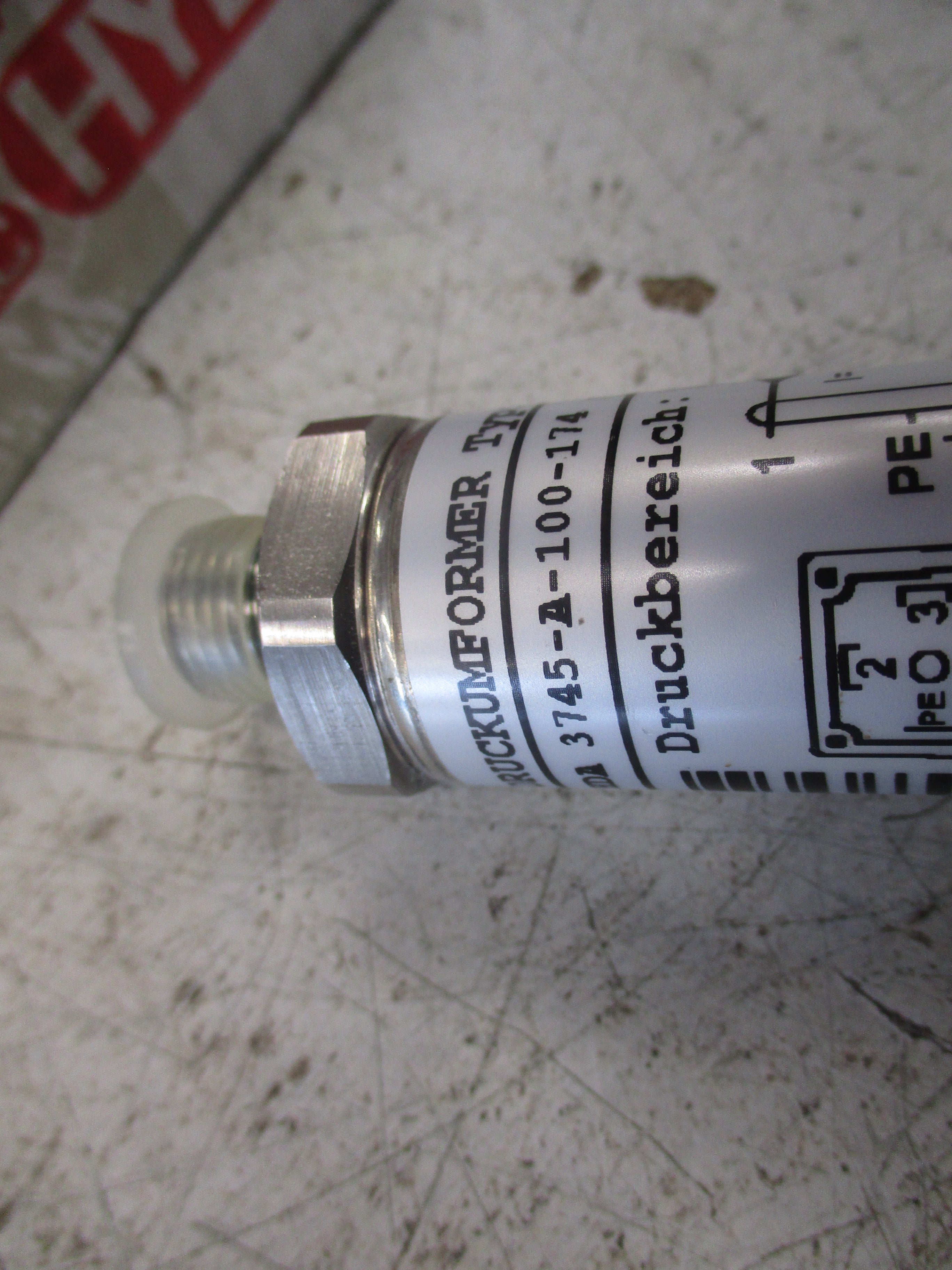 Hydac Pressure Transducer HDA 3745-A-100-174 New Surplus