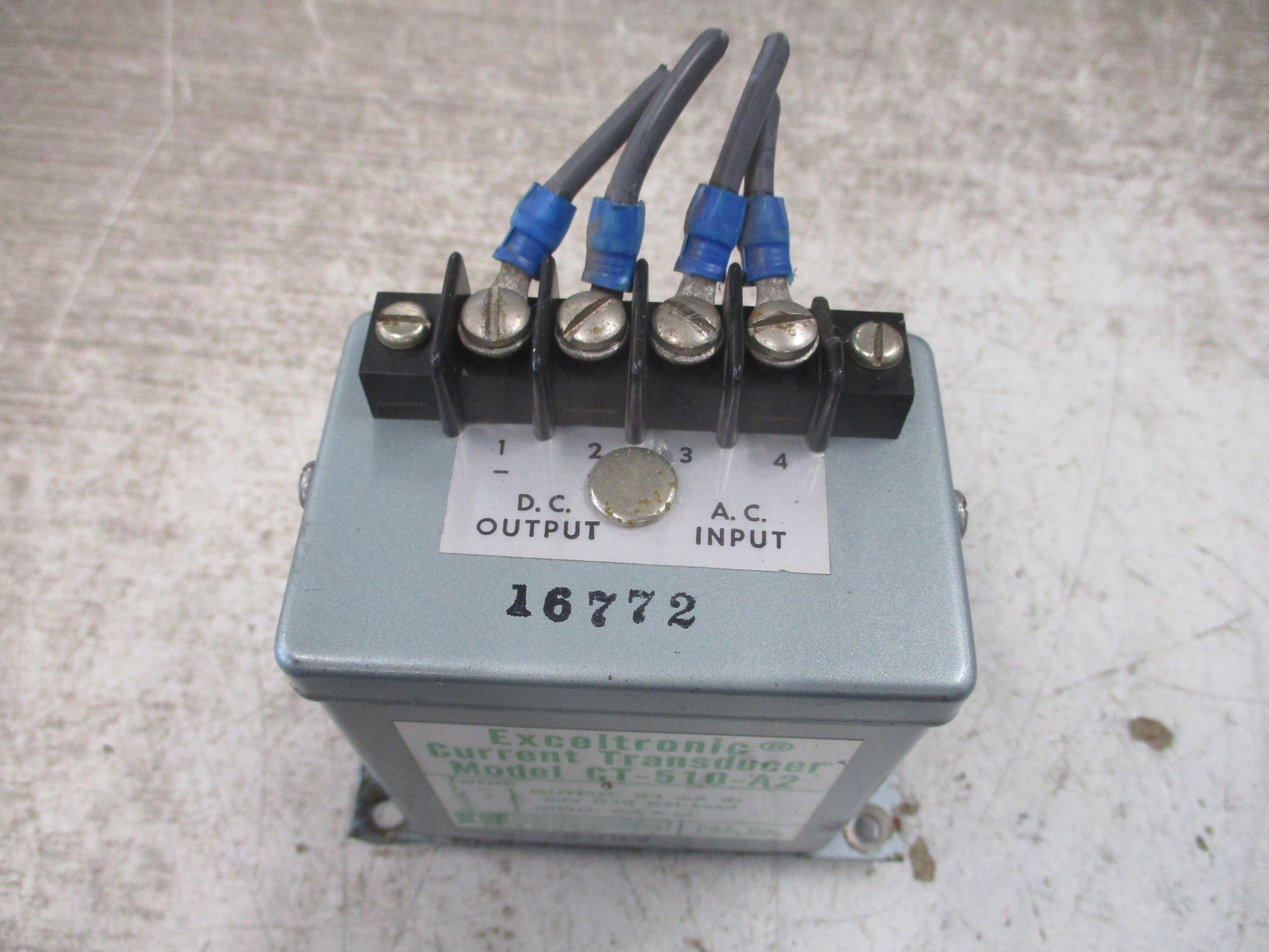 Scientific Columbus Exceltronic Current Transducer CT-510-A2 Input: 0-5A