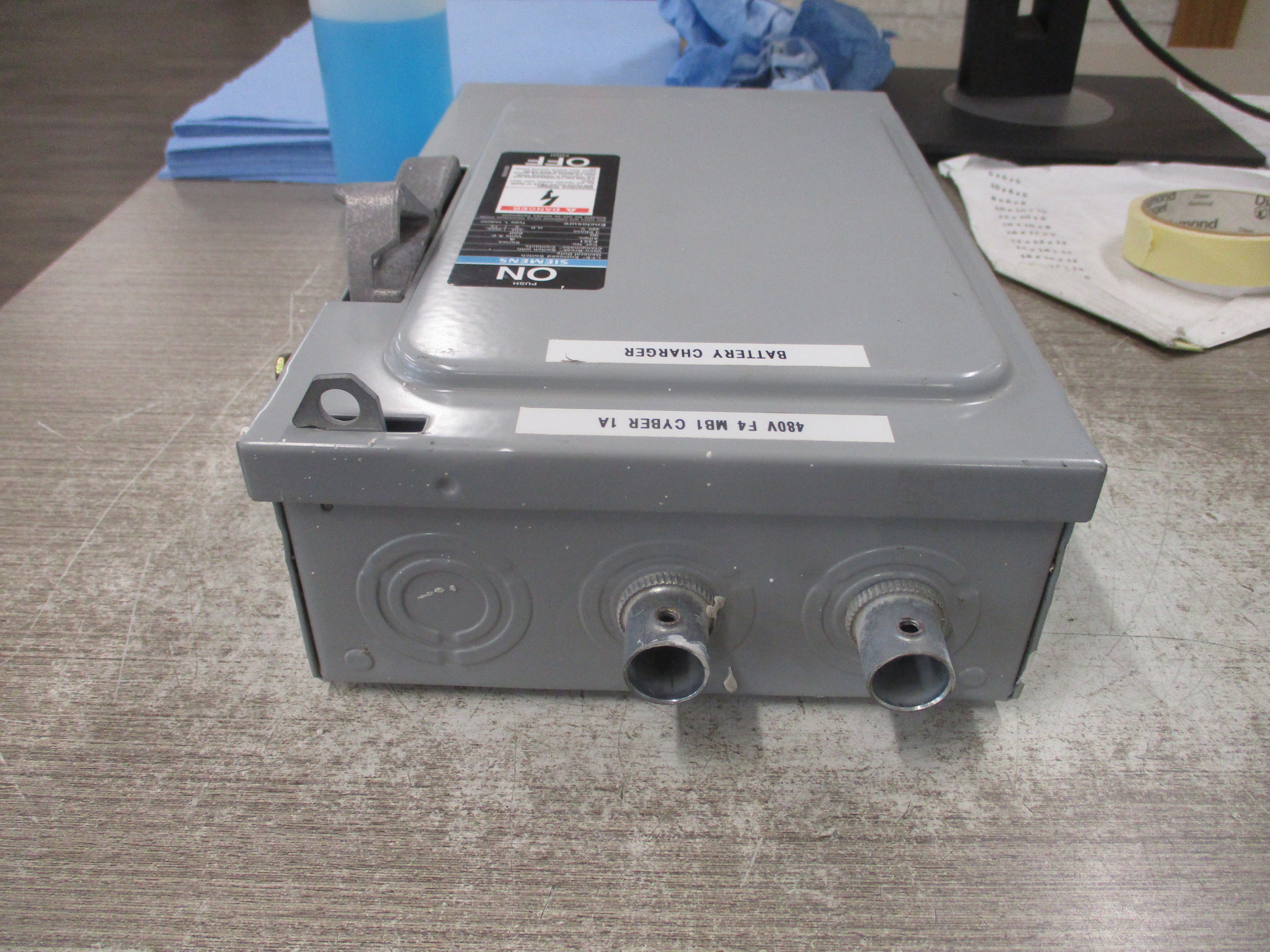 Siemens Fusible Safety Switch/Disconnect F351 30A 600V 3P Used