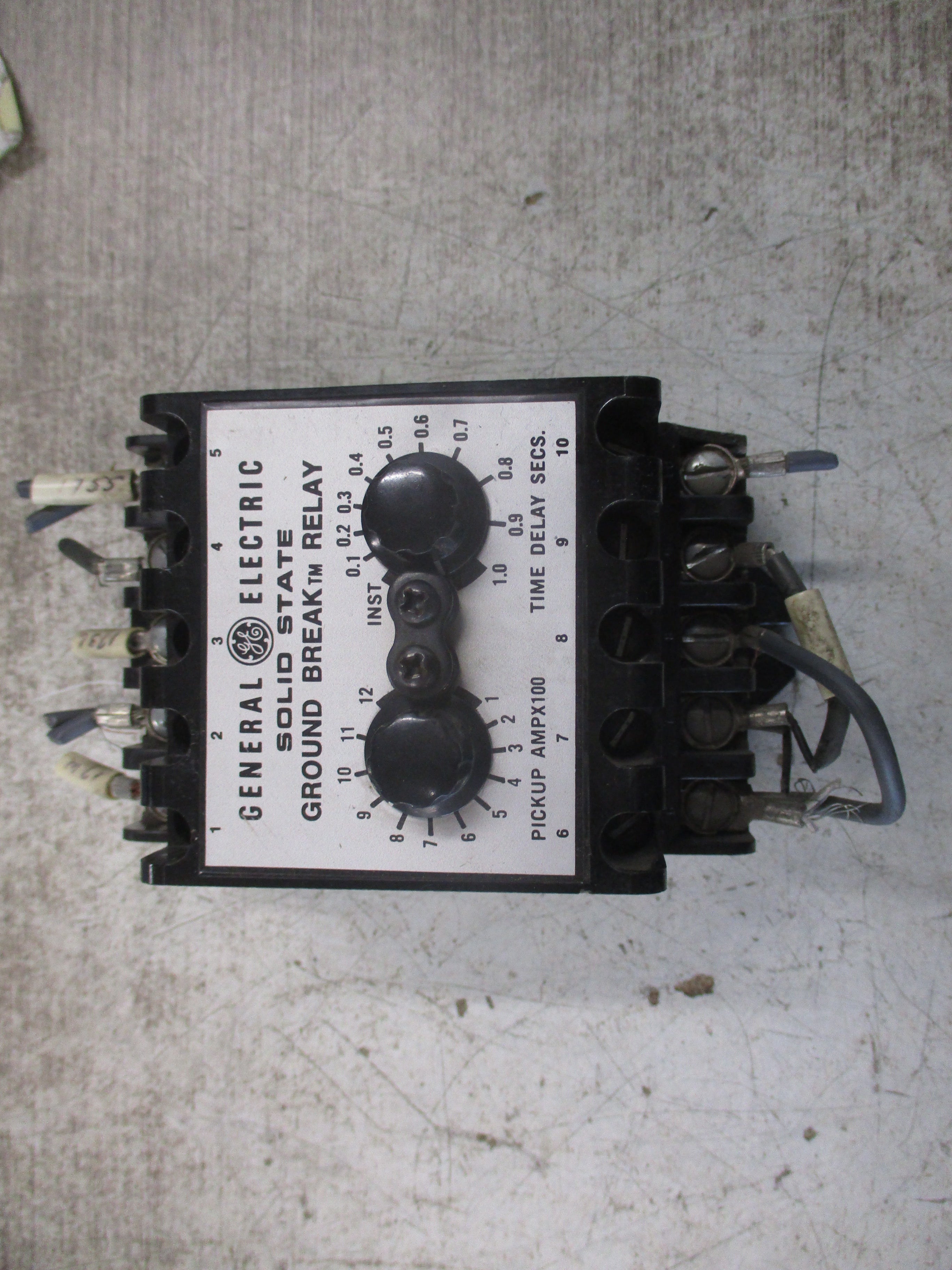 GE Solid State Ground Break Relay TGSR12Z Input: 120VAC 50-60Hz Or 125VDC