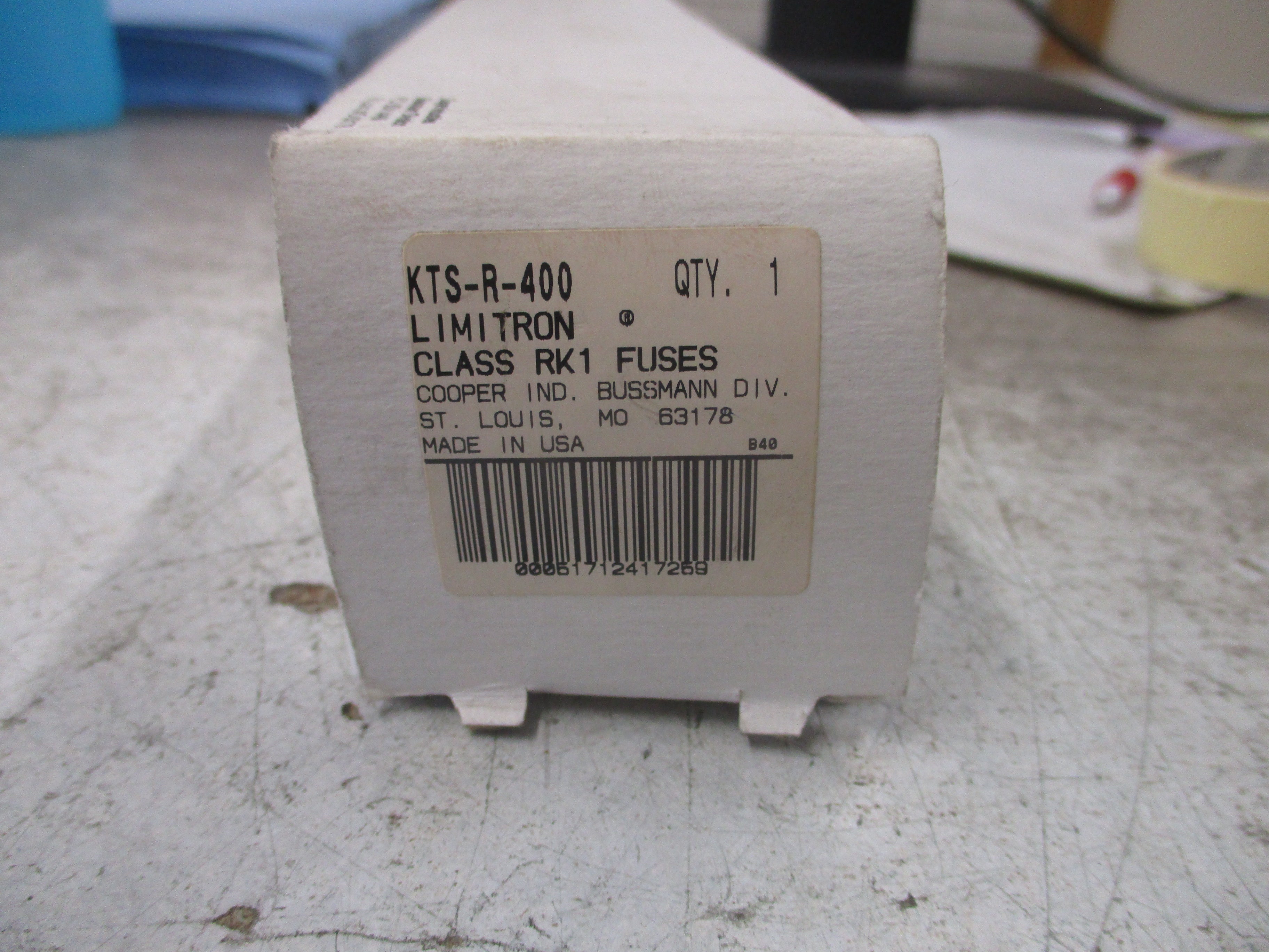 Buss Limitron Fuse KTS-R-400 400A 600V New Surplus