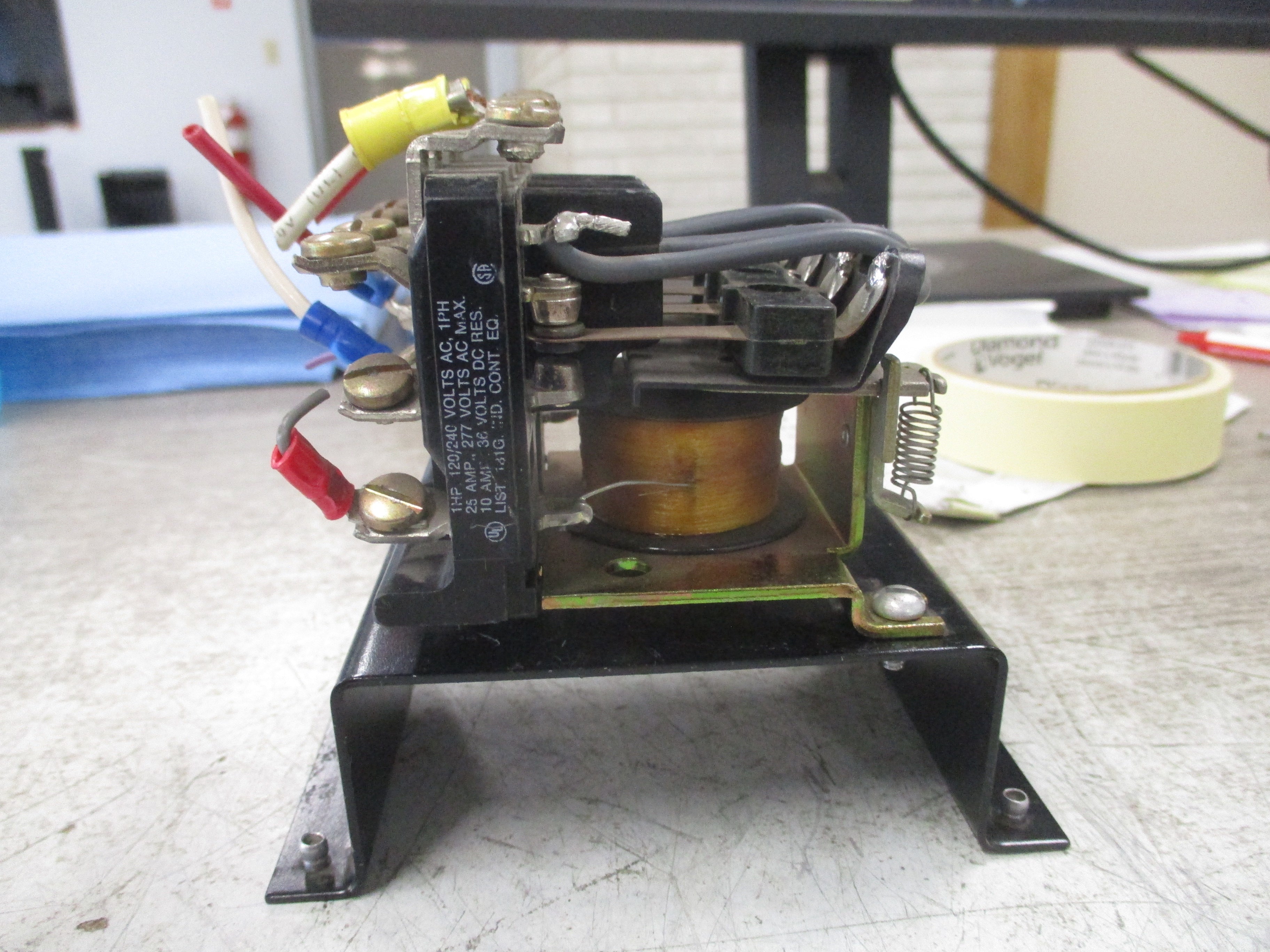 Potter & Brumfield Power Relay PM-1295/PM-17DY 12VDC Used