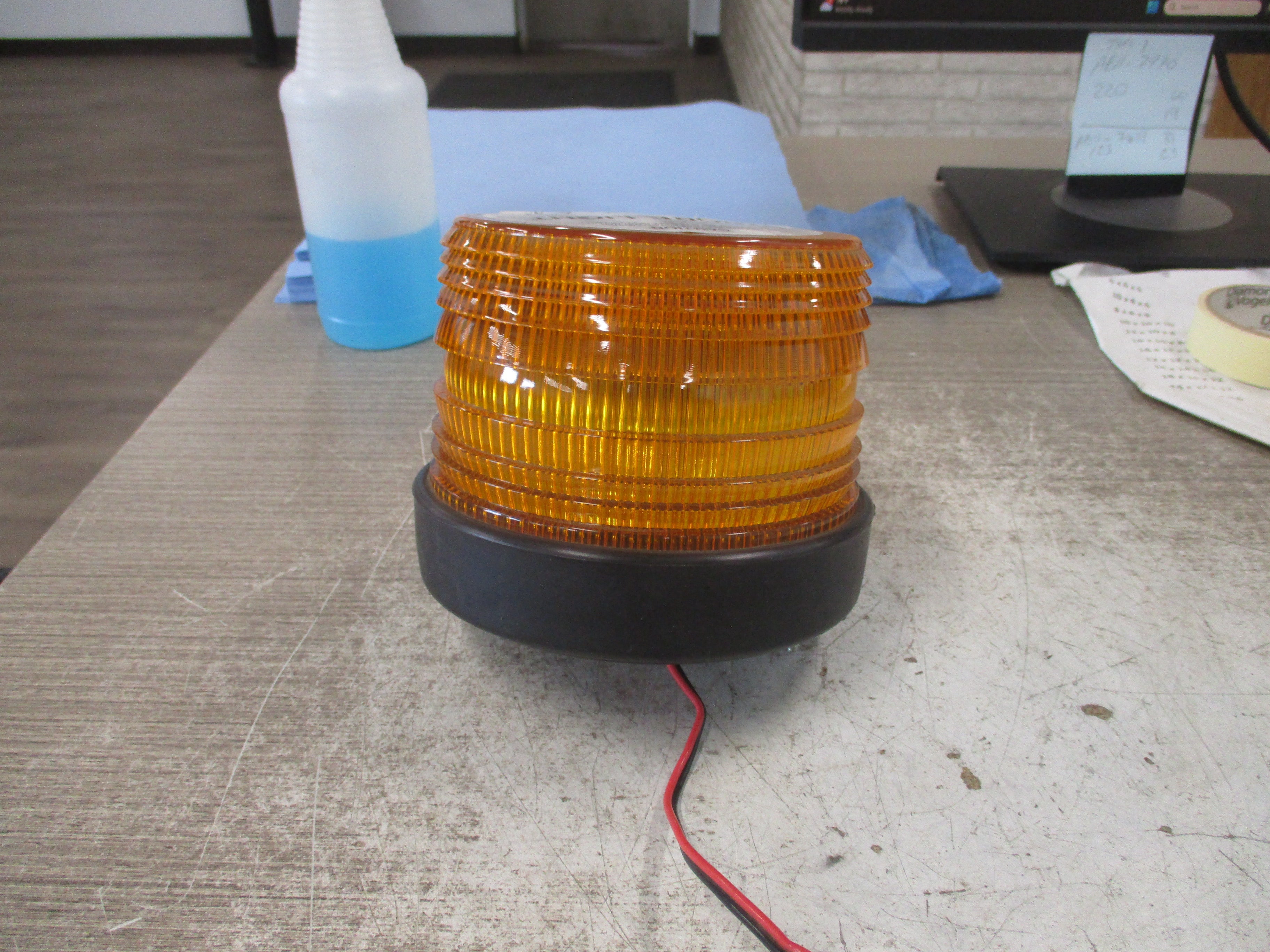 North American Signal Co. Strobe Light ST-550 12/48V Amber Used