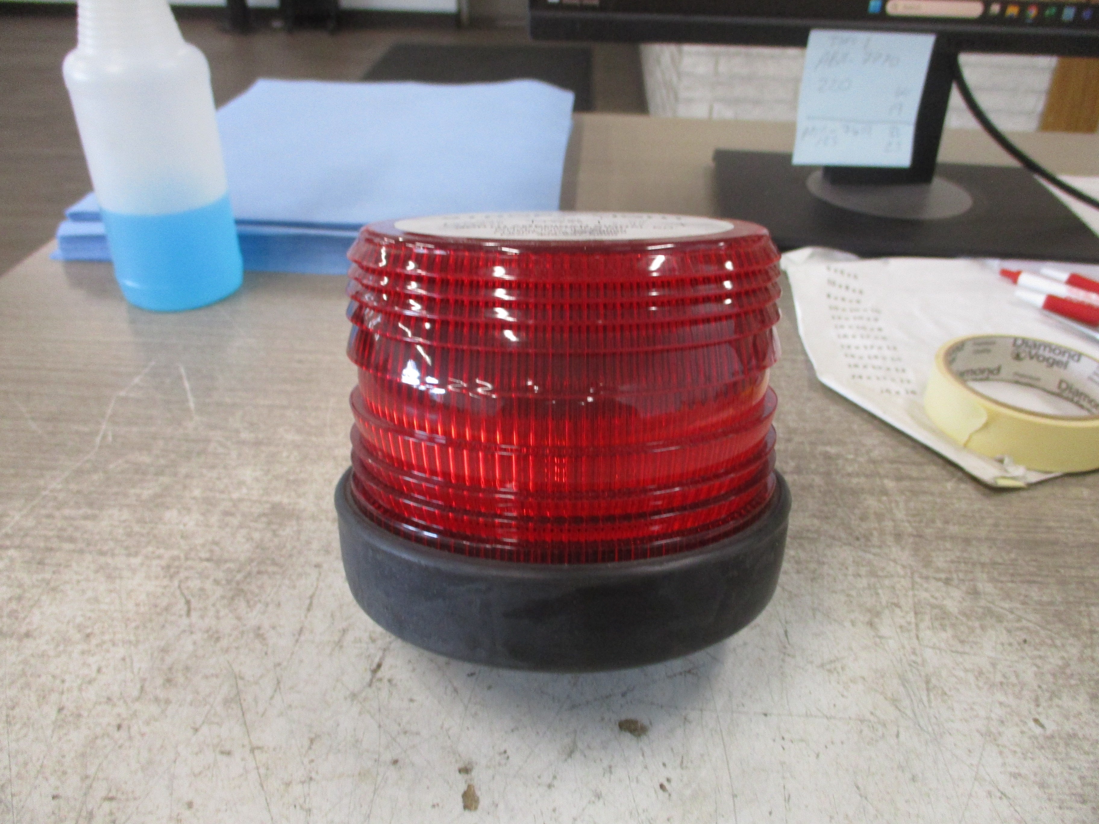 North American Signal Co. Strobe Light ST-550 12/48V Red Used