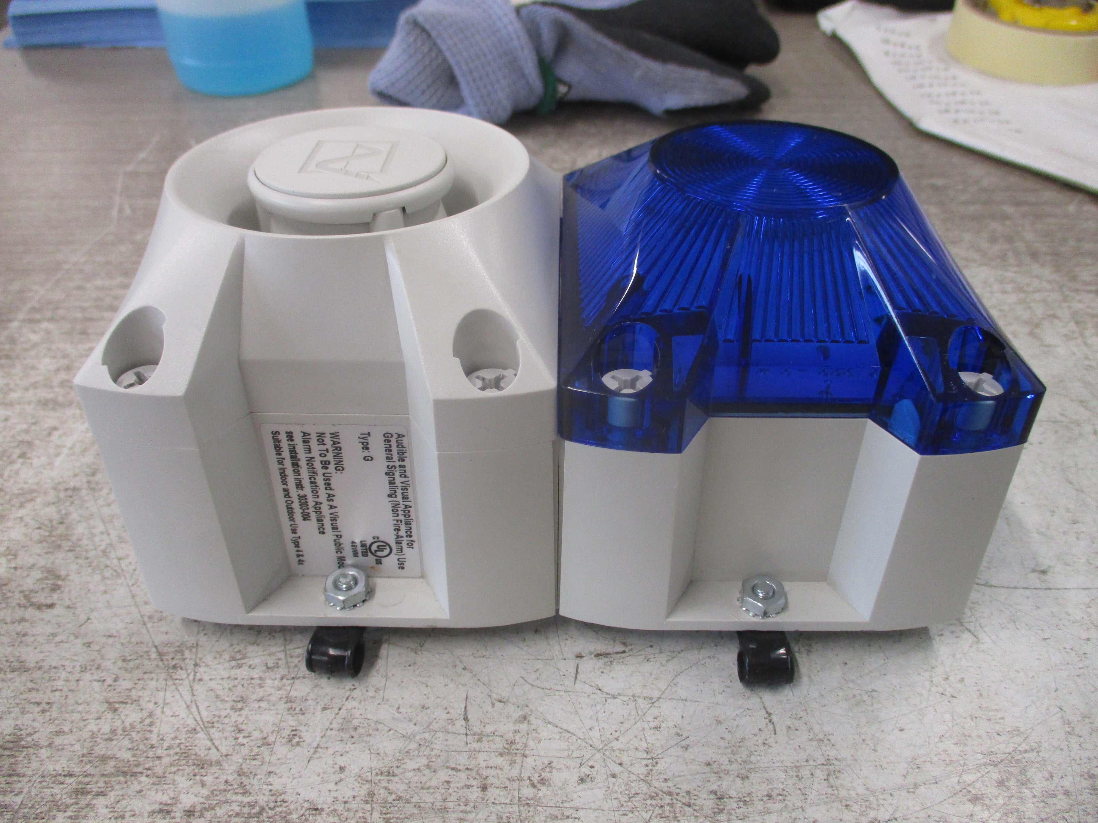 Pfannenberg Flashing Sounder PA X 1-05 115V 50/60Hz Blue Light Used