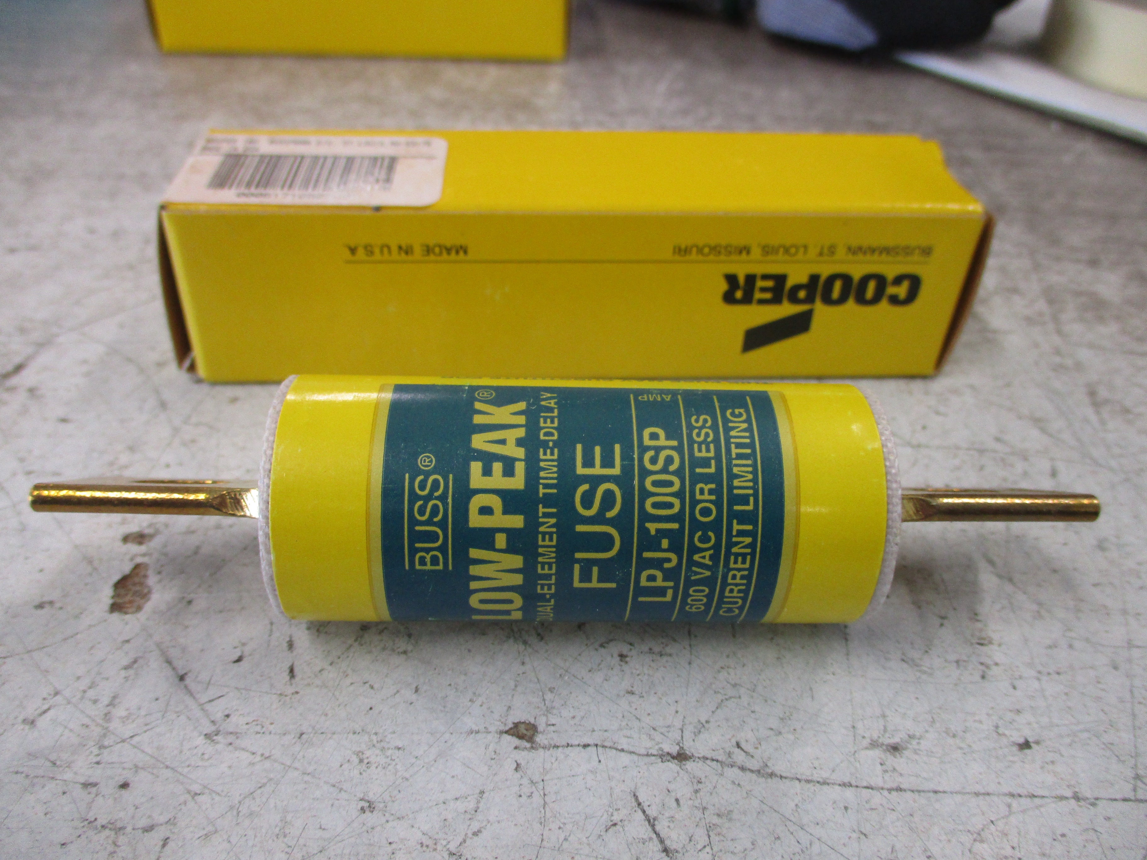 Cooper Bussmann Low-Peak Fuse LPJ-100SP 100A 600V New Surplus