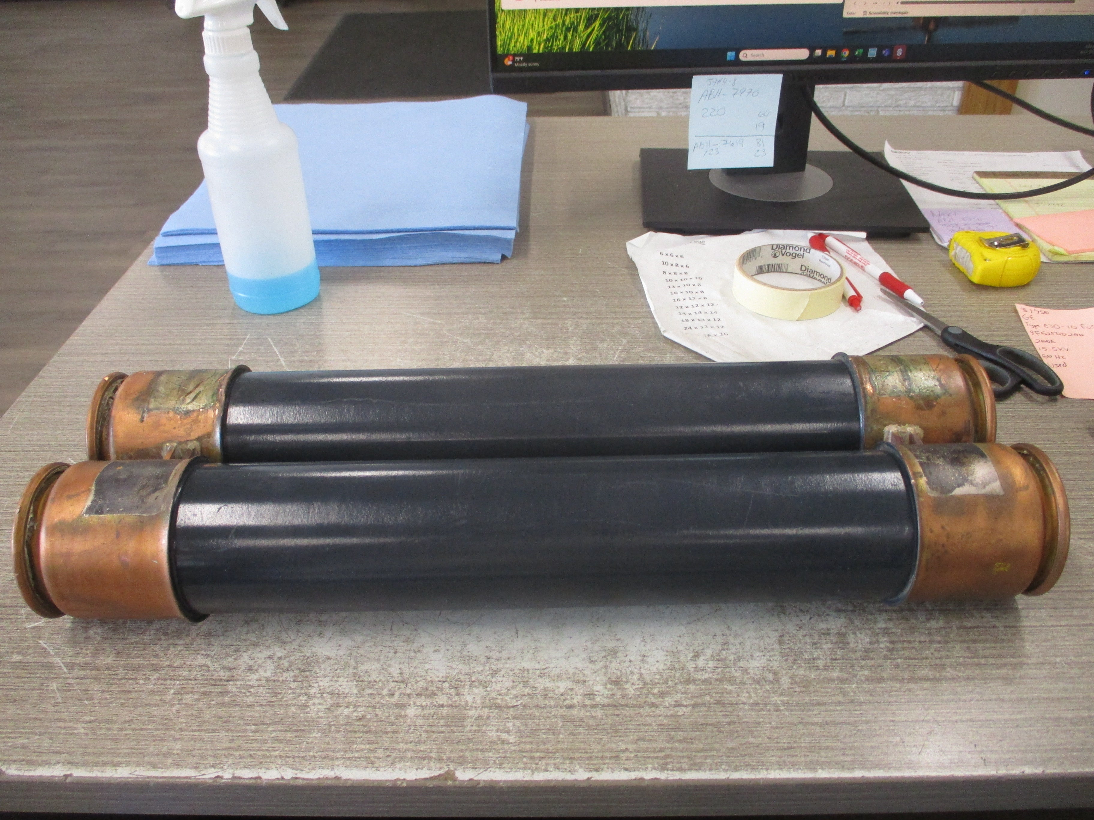 GE Type EJO-1D Fuse 9F62FDD200 200E 15.5KV 60Hz Used