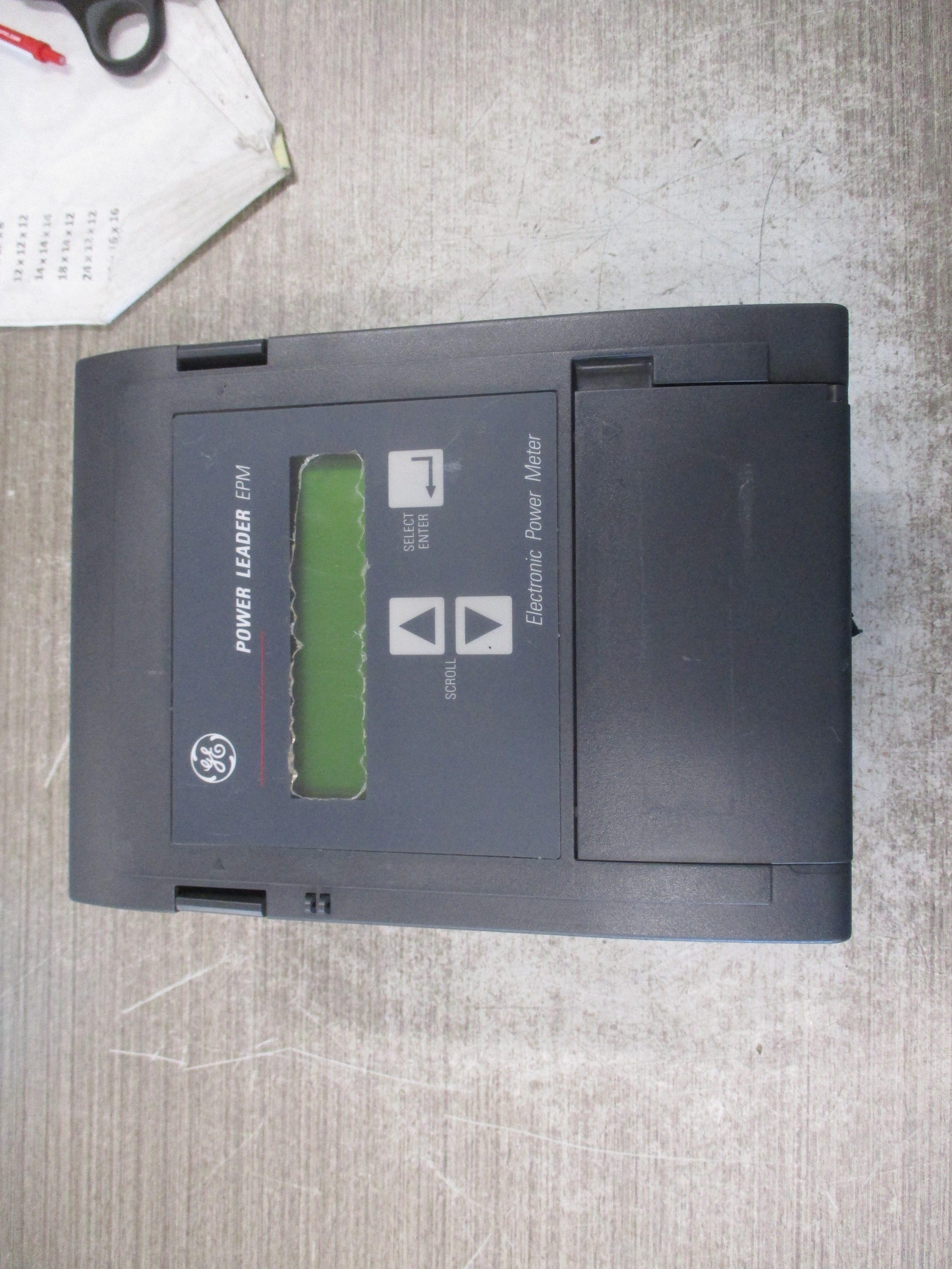 GE Power Leader EPM PLE3PNLBG02 120V 10A 50/60Hz Used