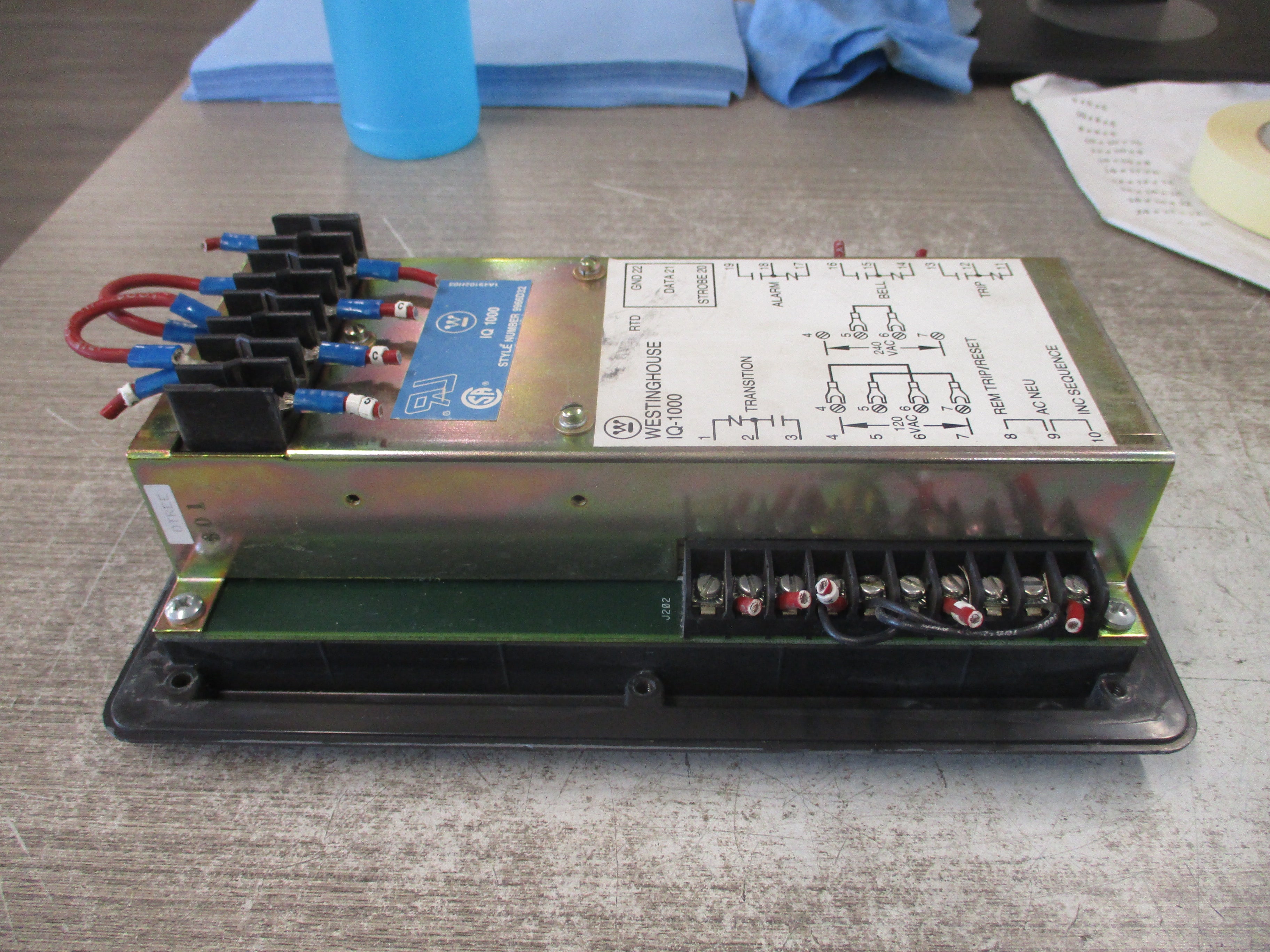McQuay/Westinghouse IQ-1000 Motor Protection Relay 9966D32 Used