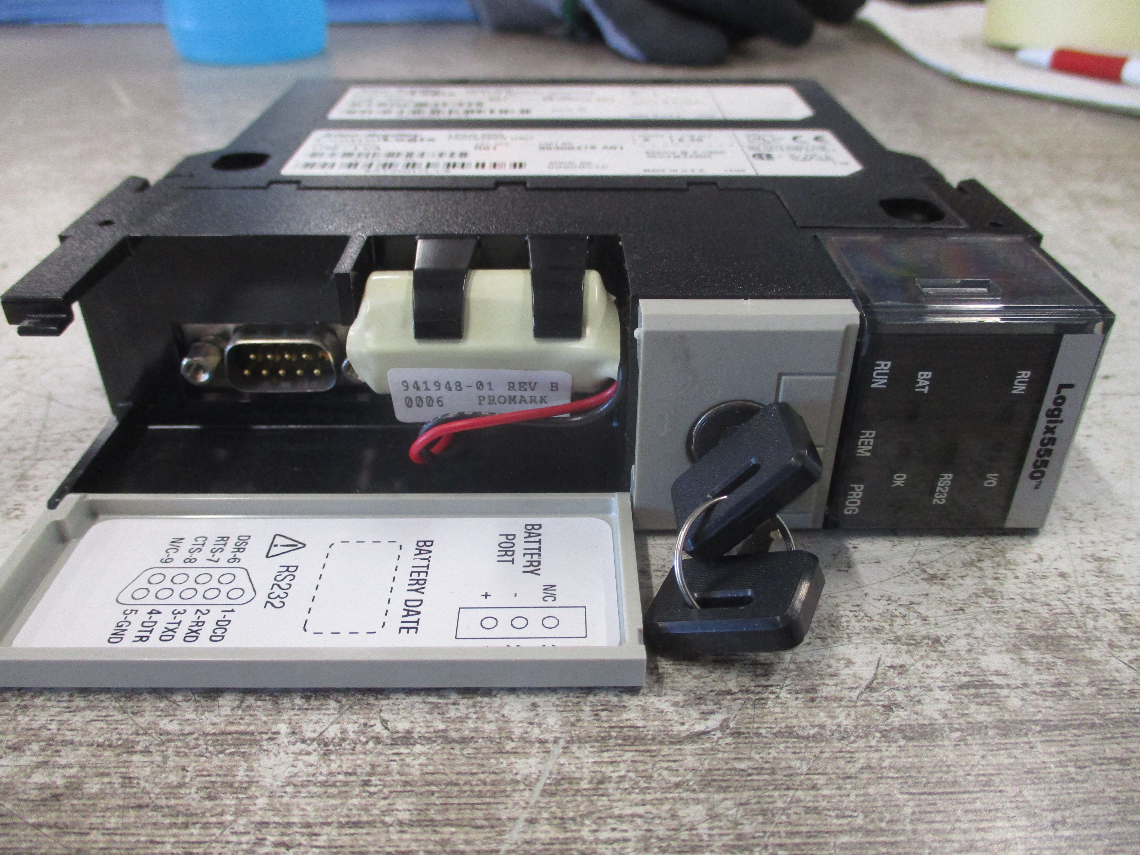 Allen-Bradley ControlLogix Logix 5550 Processor Unit 1756-L1 Ser. A Rev. R01