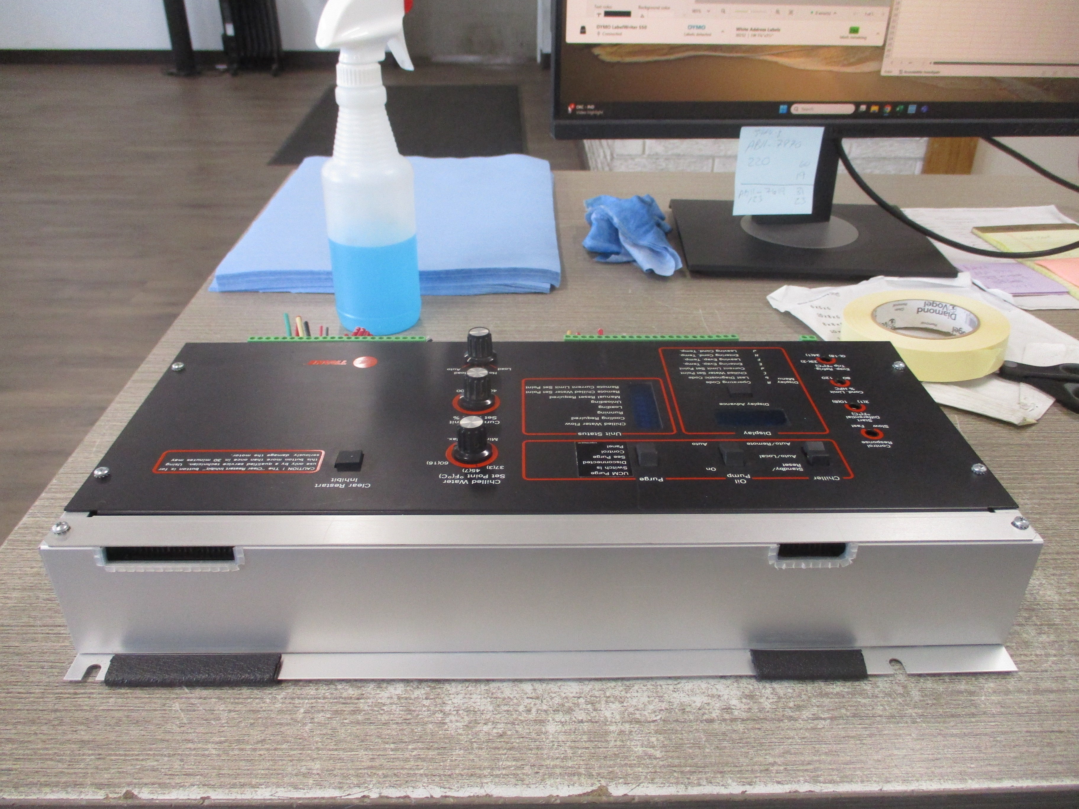 Trane Chiller Control Panel X13650345-04 Used