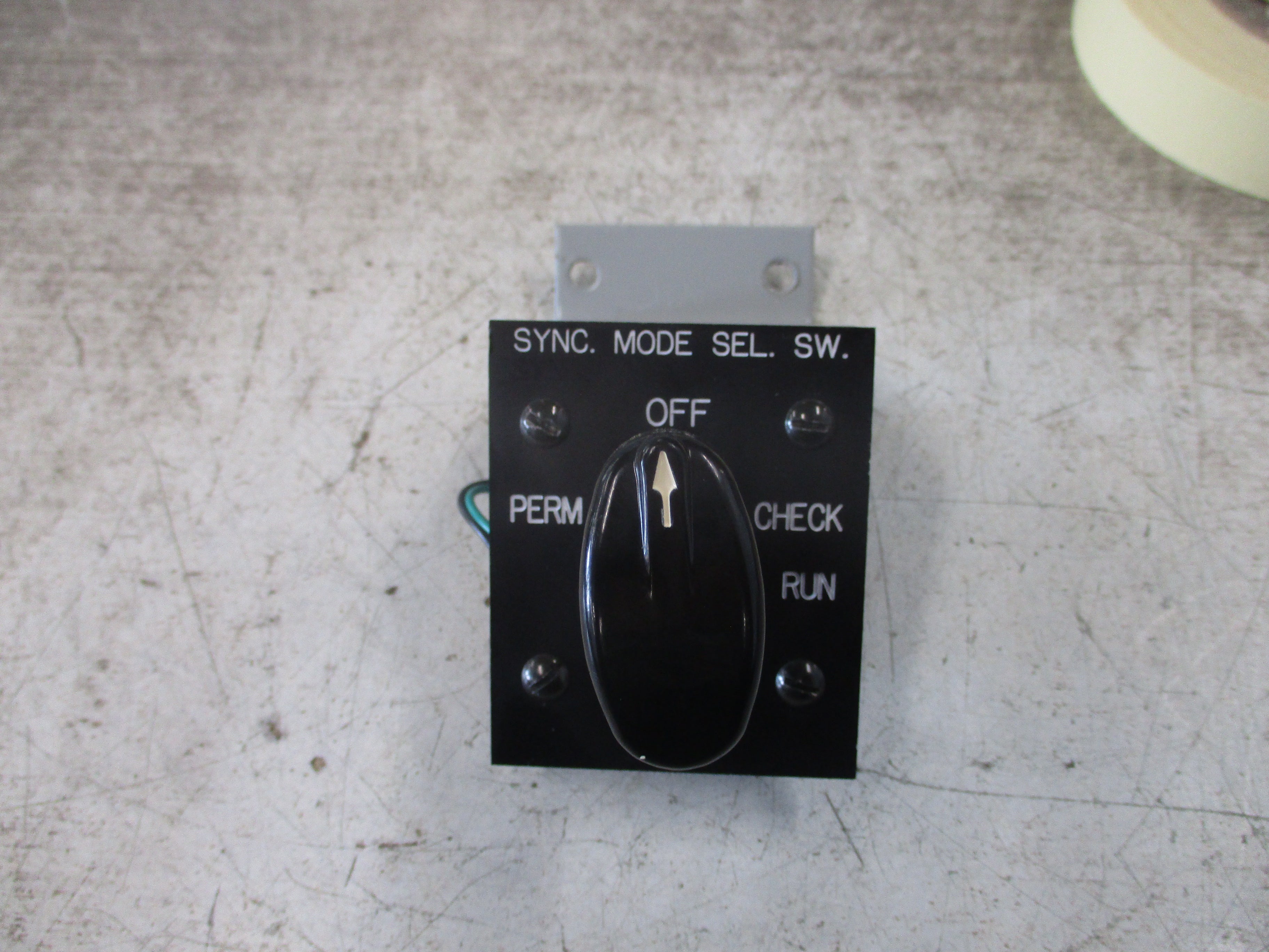 Electroswitch Sync. Mode Selector Rotary Switch 31301B Used