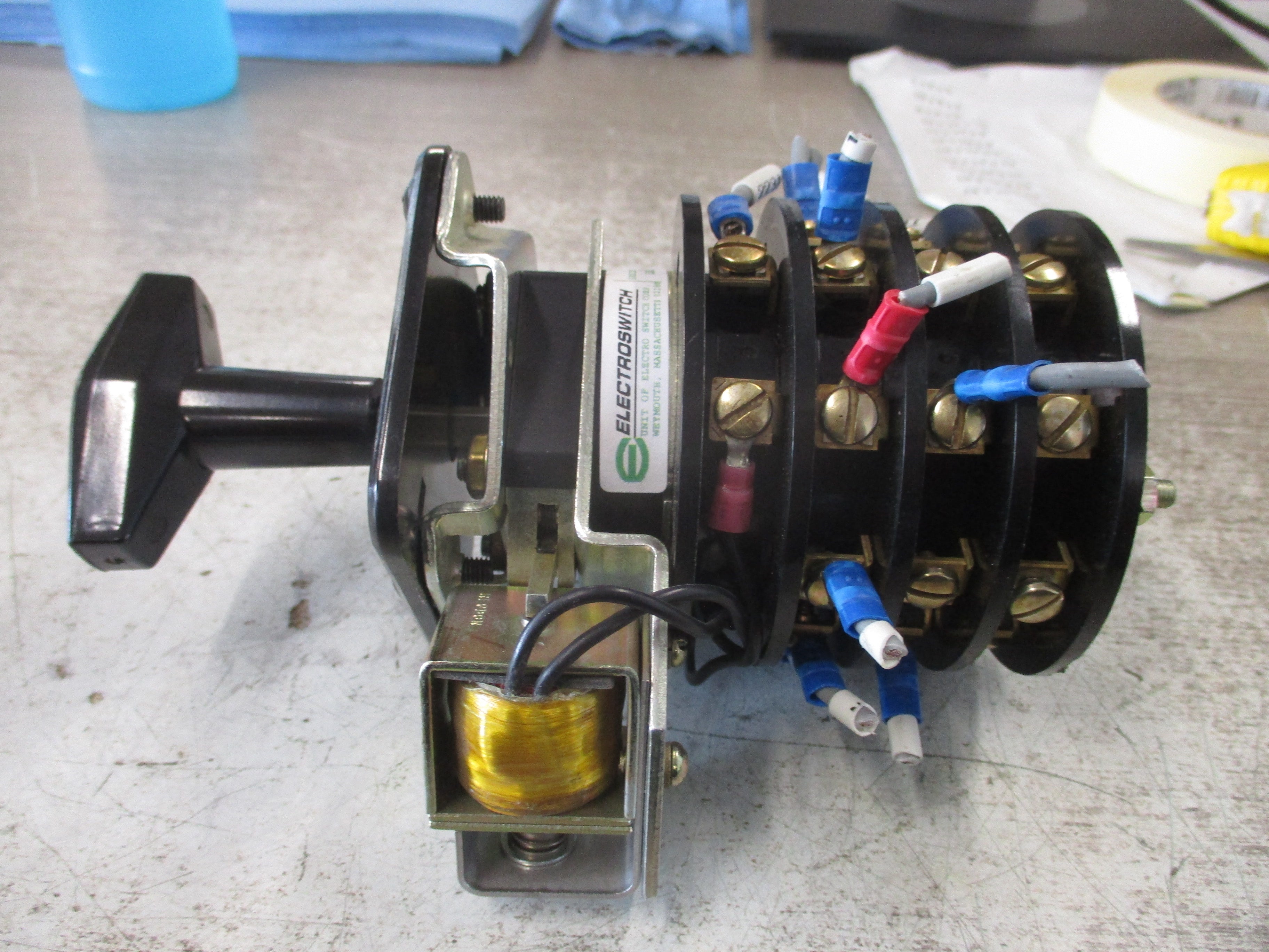 Electroswitch Lock-Out Relay Rotary Switch 7803C Used