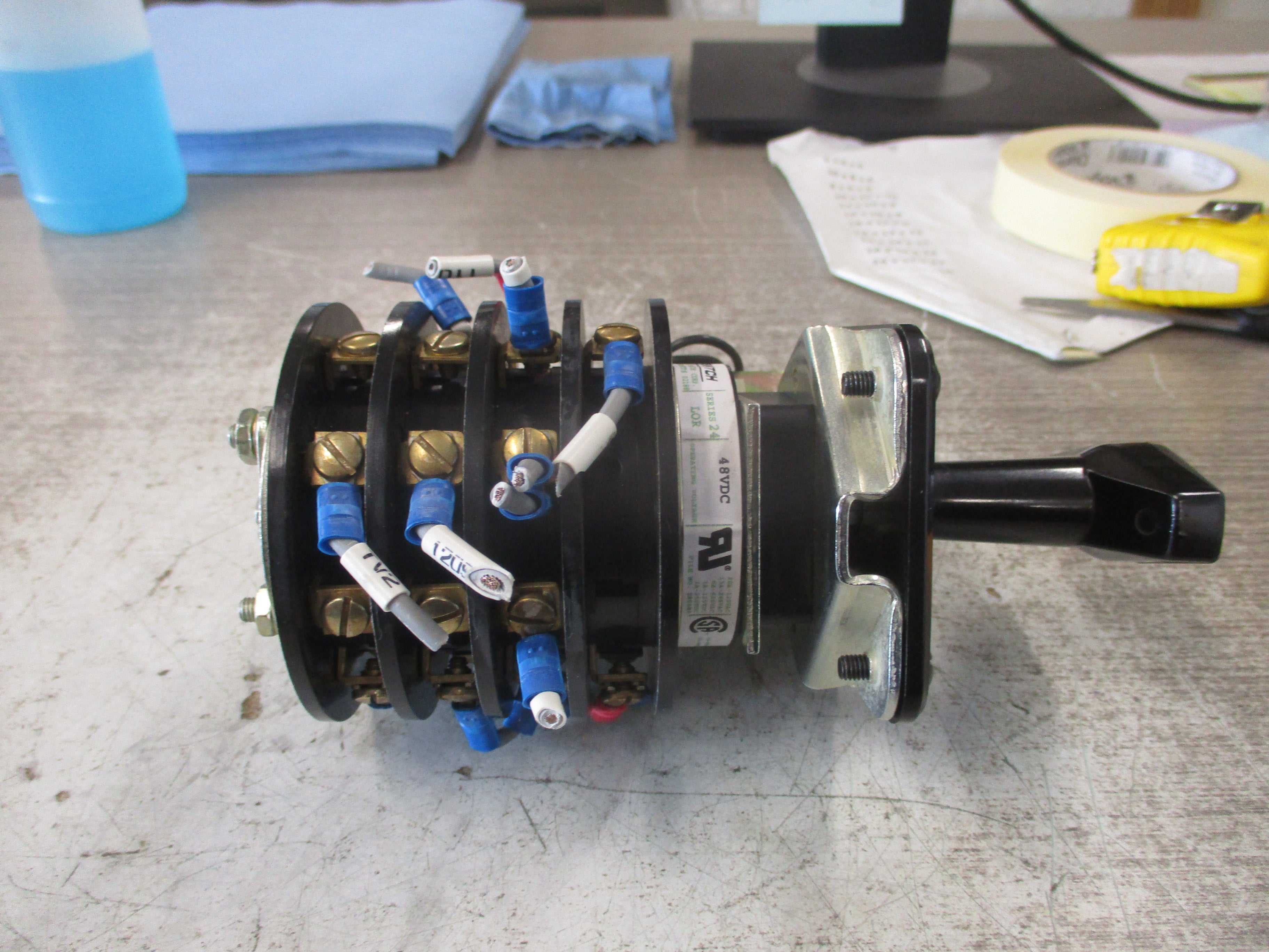 Electroswitch Lock-Out Relay Rotary Switch 7803C Used